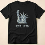 8-Bit Retro Statue Of Liberty 1776 T-Shirt