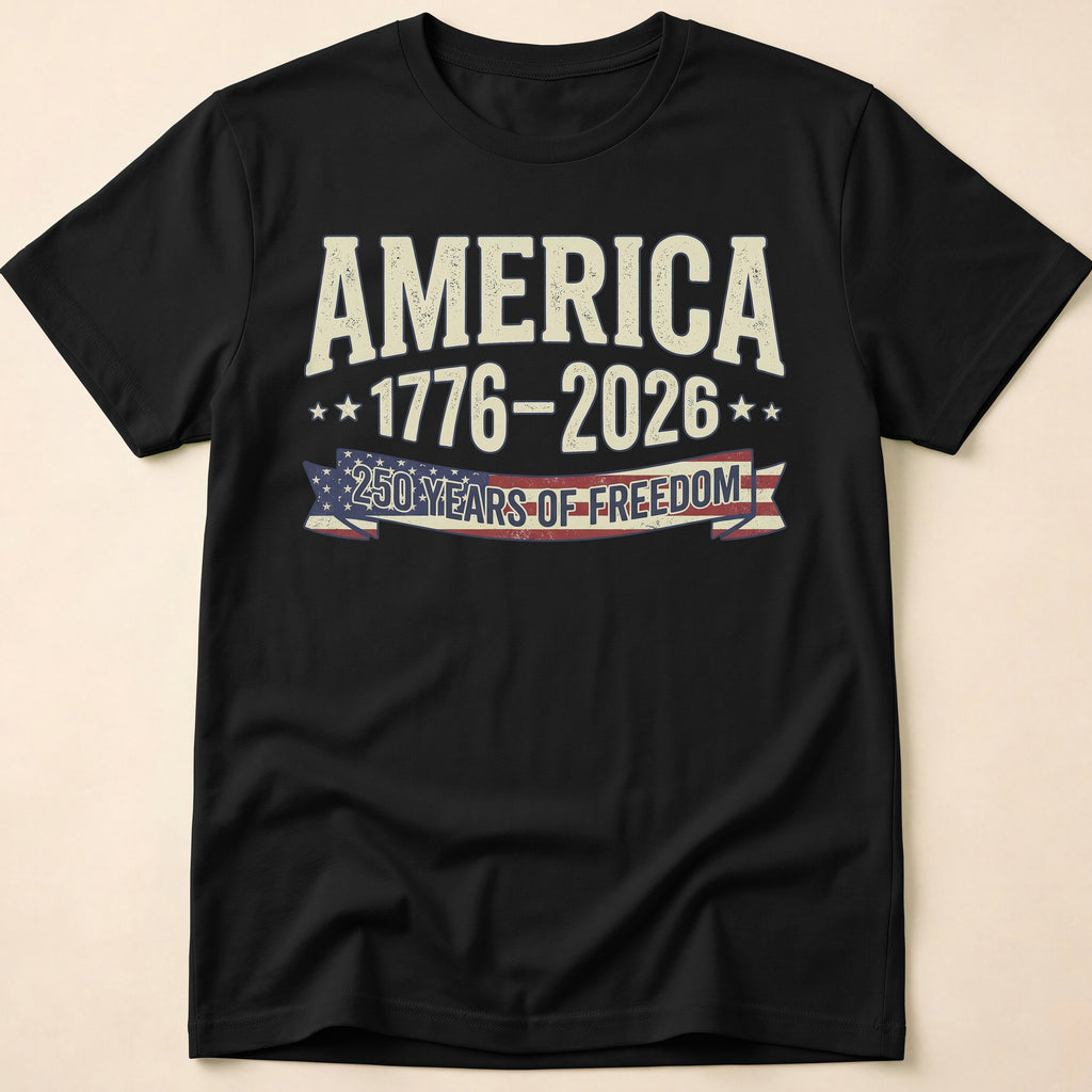 Vintage America 250 Years Of Freedom T-Shirt