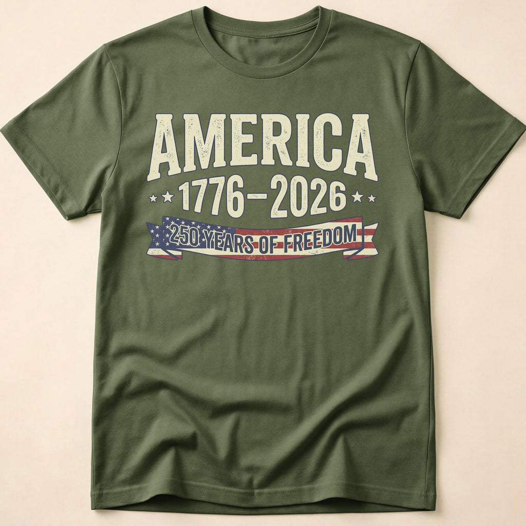 Vintage America 250 Years Of Freedom T-Shirt