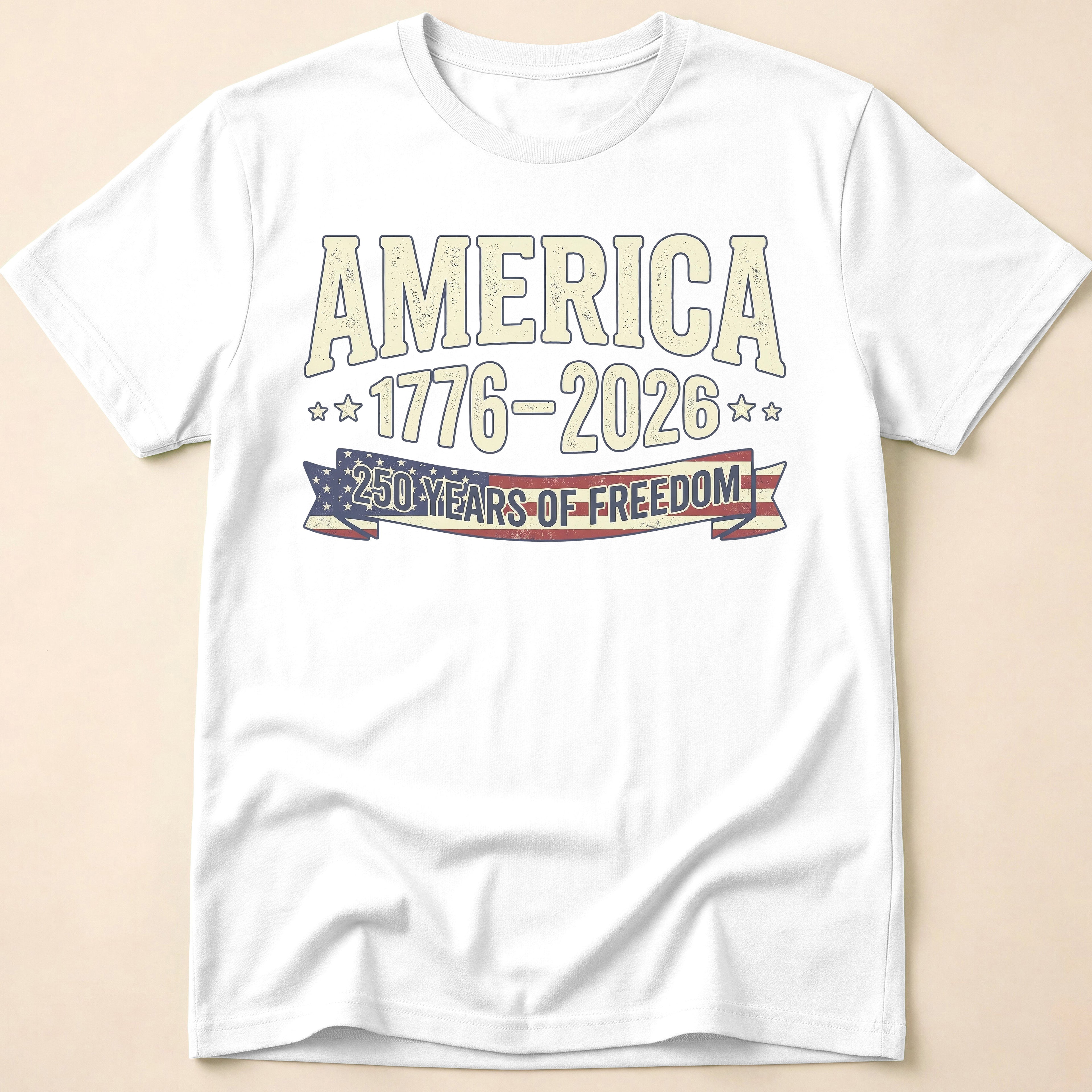 Vintage America 250 Years Of Freedom T-Shirt