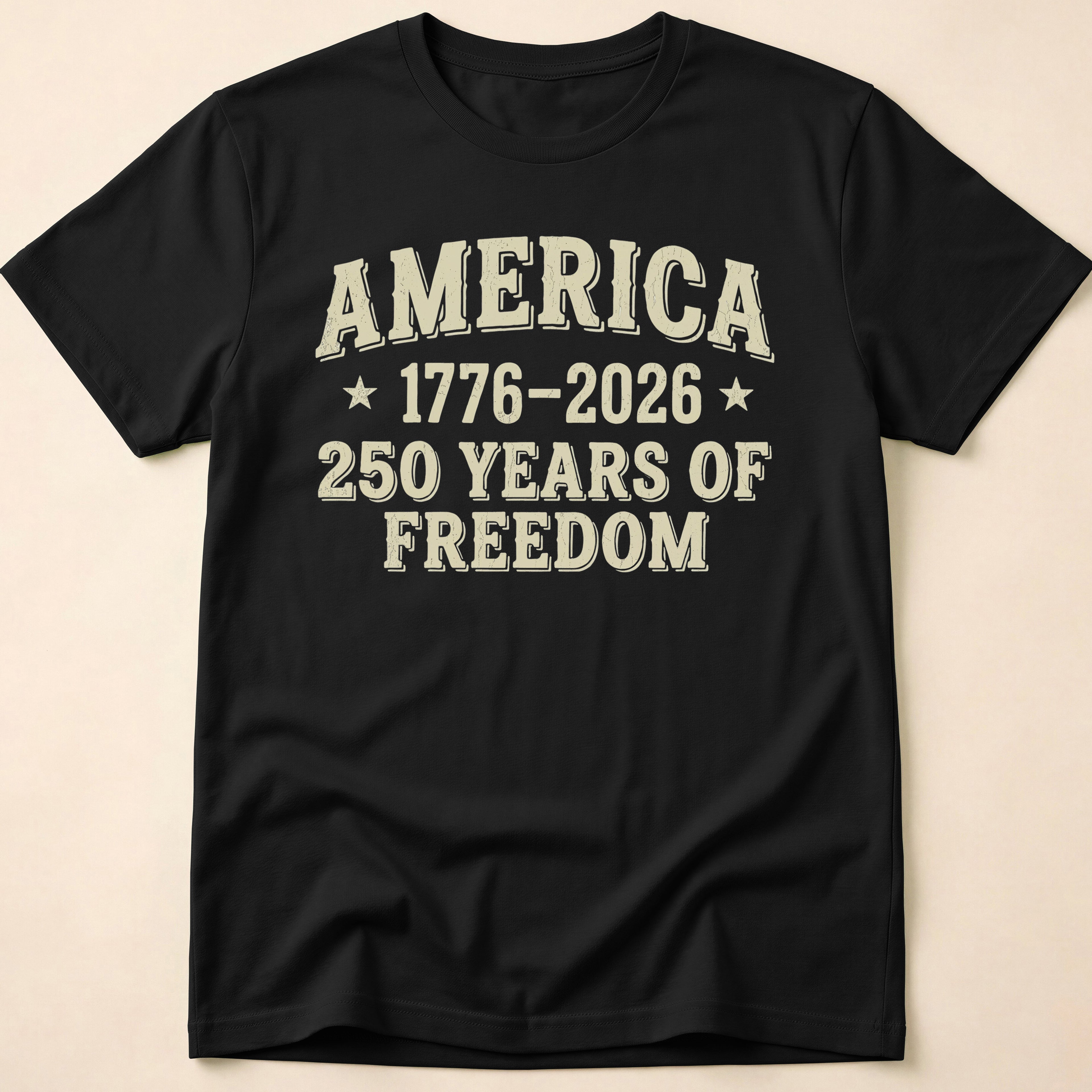Distressed America 250 Years Of Freedom T-Shirt