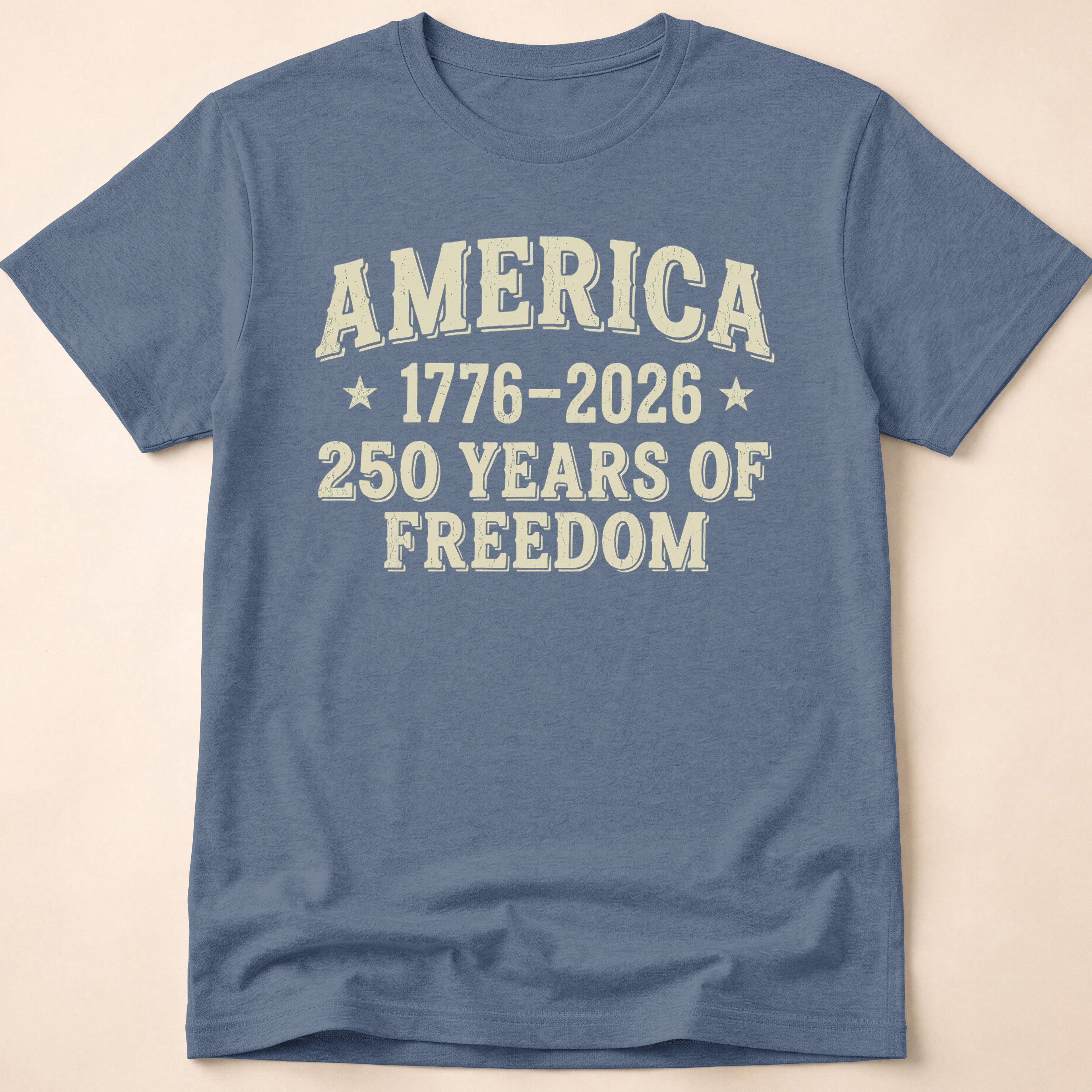 Distressed America 250 Years Of Freedom T-Shirt