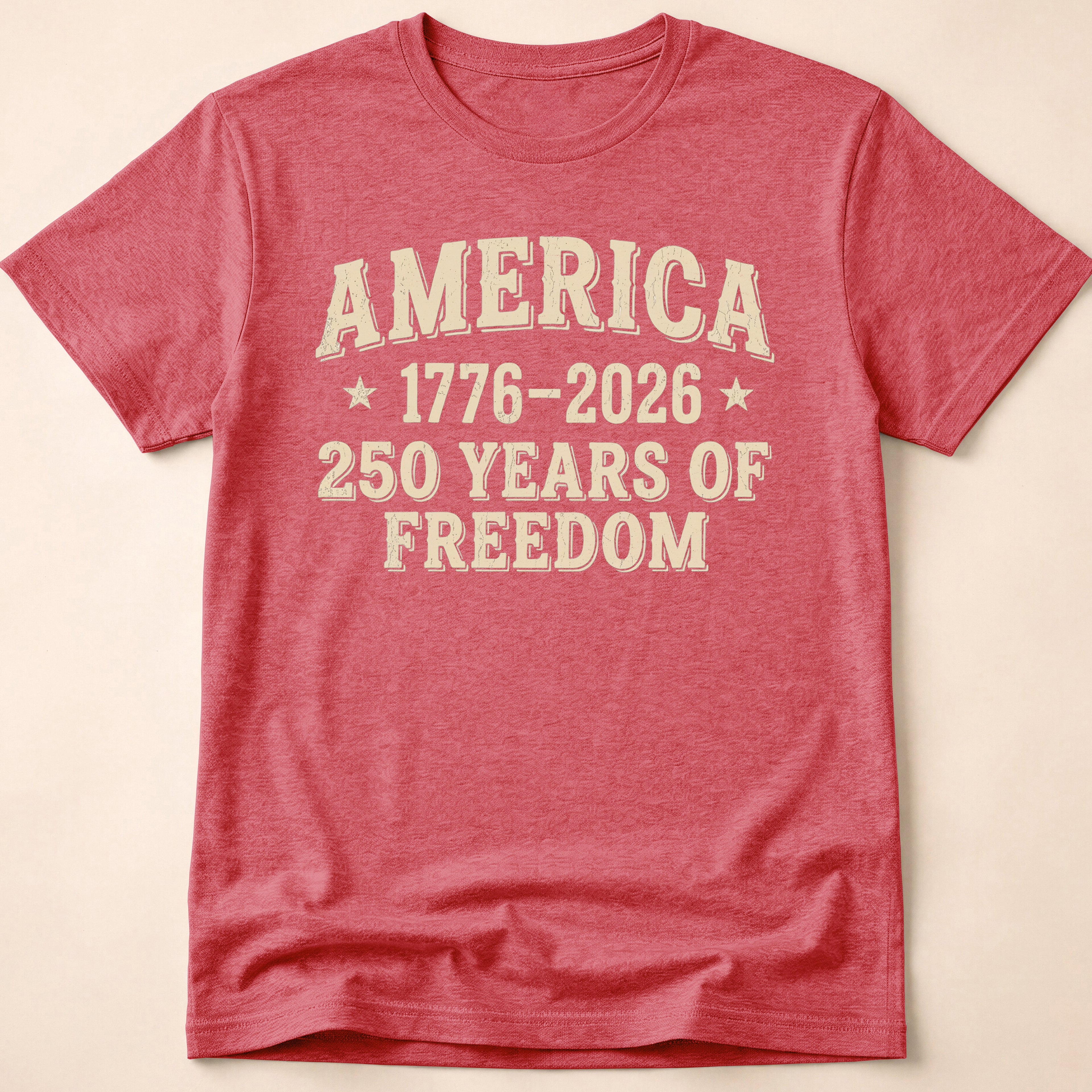 Distressed America 250 Years Of Freedom T-Shirt