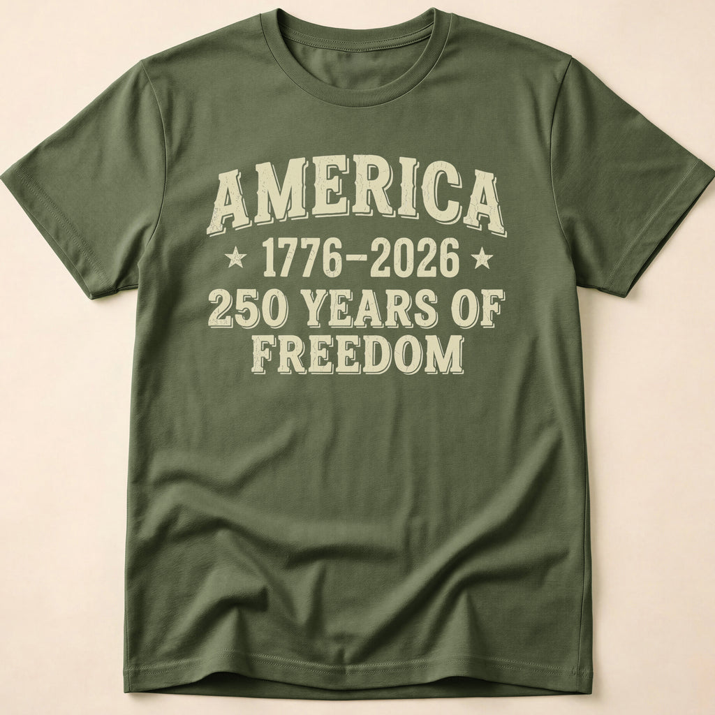 Distressed America 250 Years Of Freedom T-Shirt