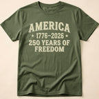 Distressed America 250 Years Of Freedom T-Shirt