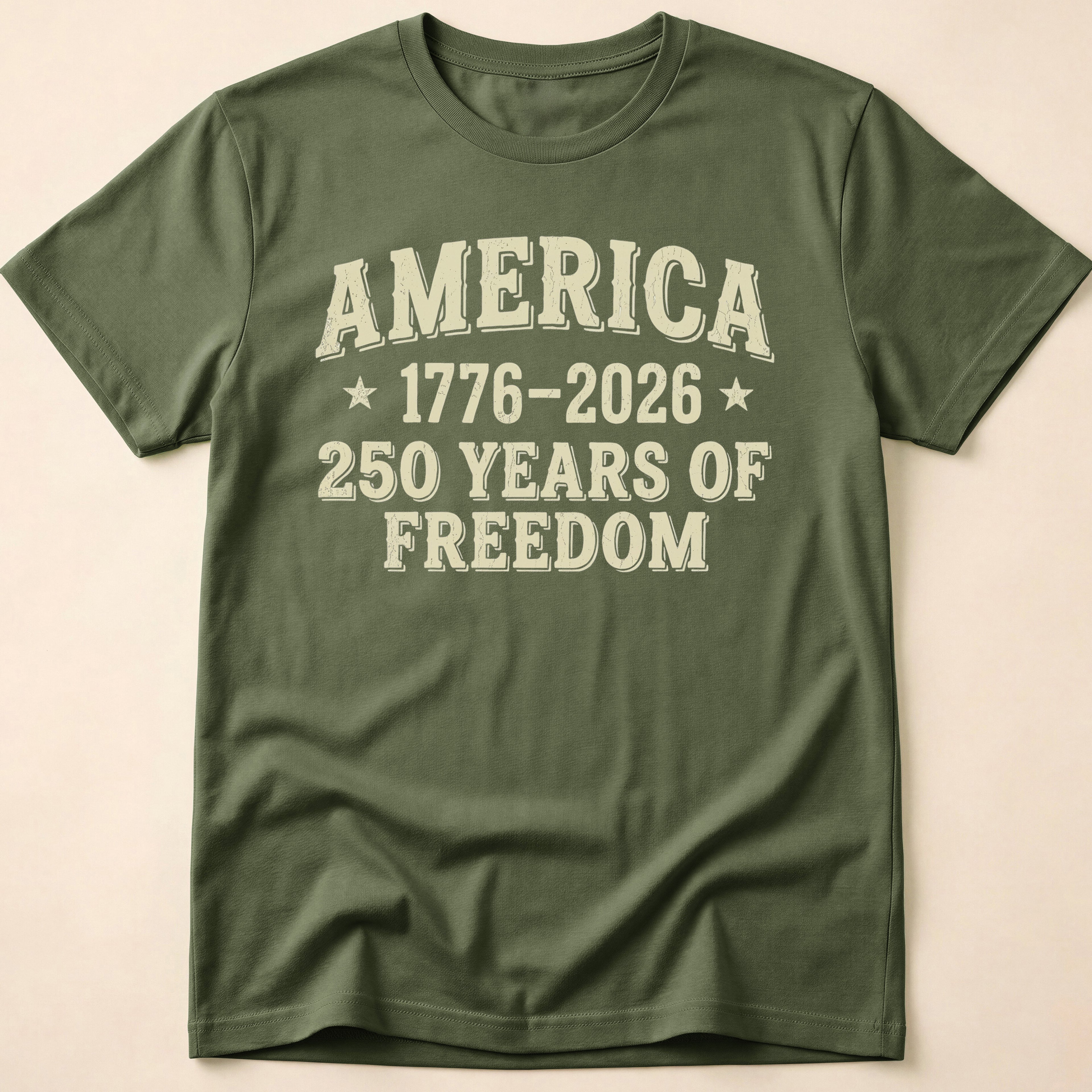 Distressed America 250 Years Of Freedom T-Shirt