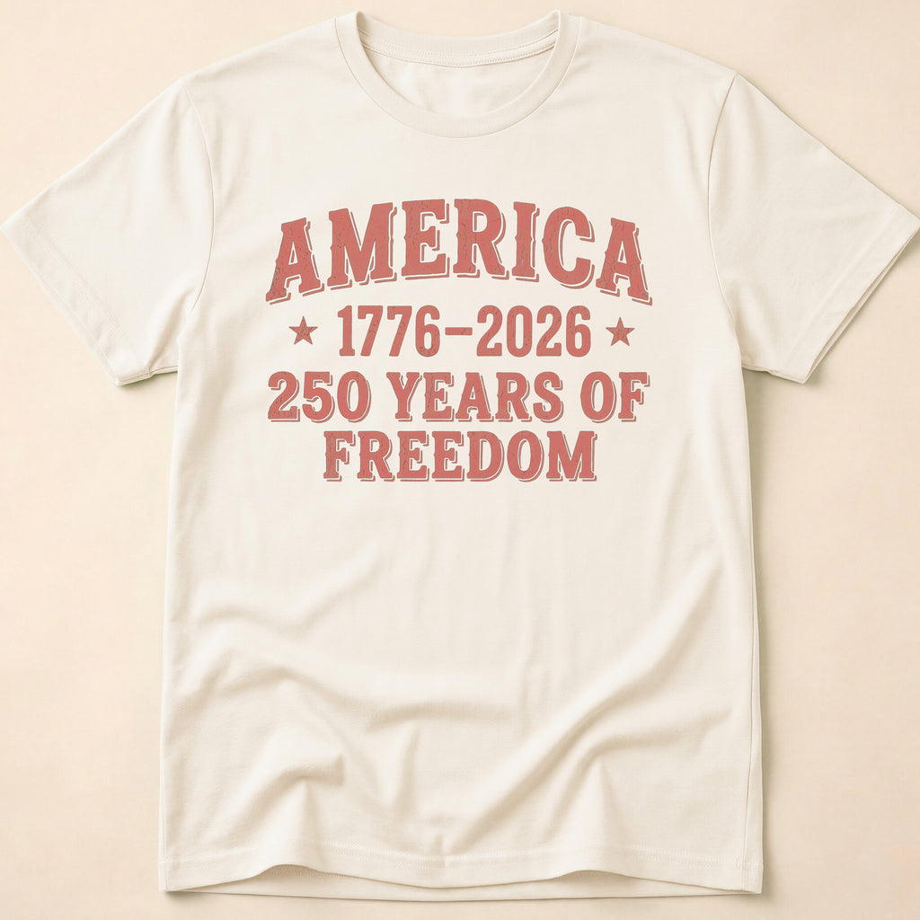 Distressed America 250 Years Of Freedom T-Shirt