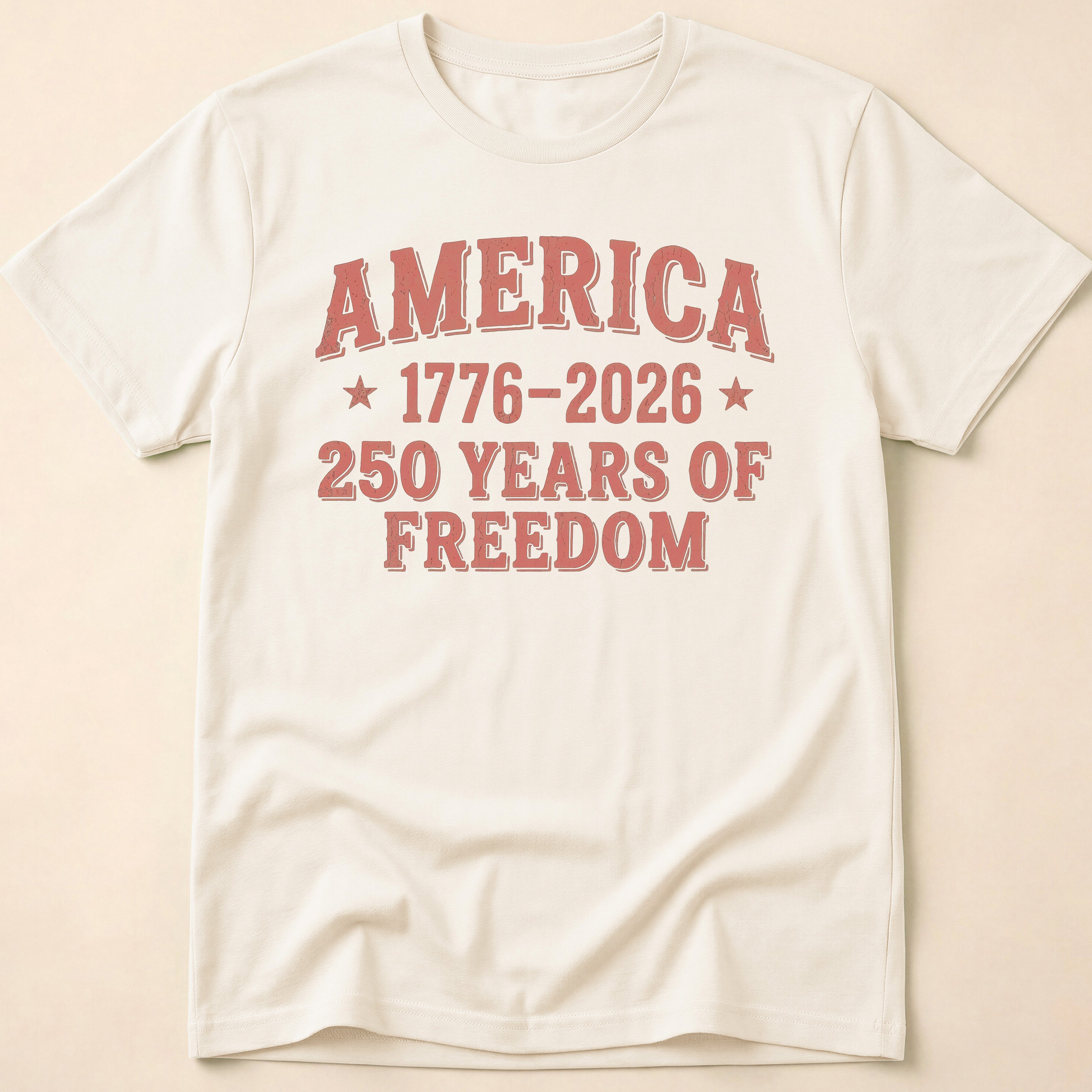Distressed America 250 Years Of Freedom T-Shirt