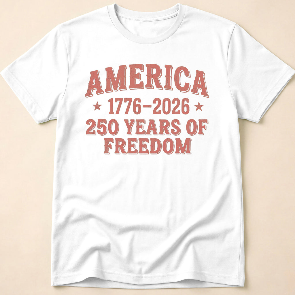 Distressed America 250 Years Of Freedom T-Shirt