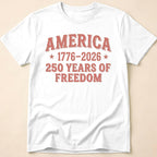 Distressed America 250 Years Of Freedom T-Shirt