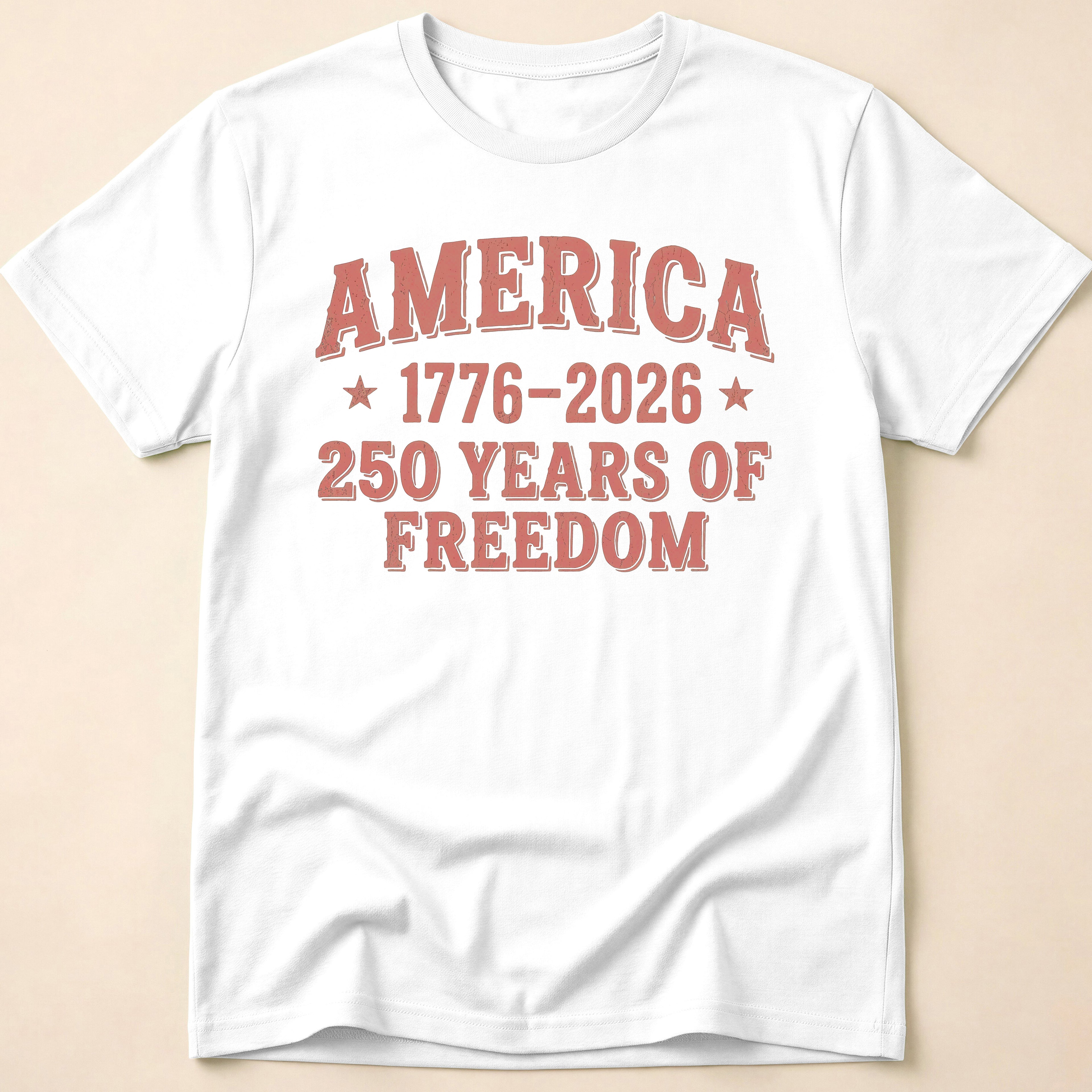 Distressed America 250 Years Of Freedom T-Shirt