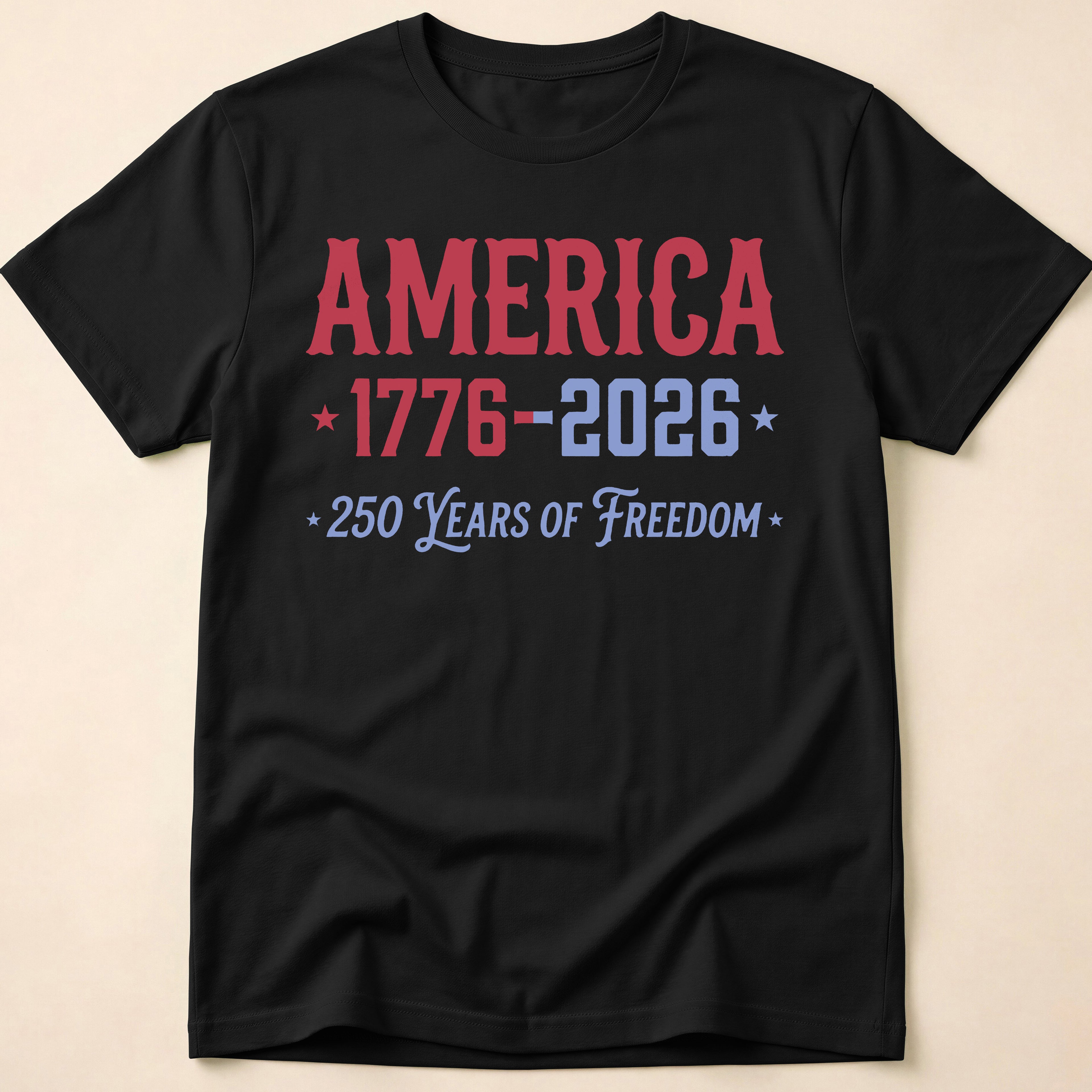 Retro America 1776-2026 Freedom T-Shirt