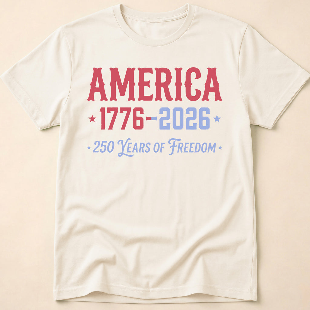 Retro America 1776-2026 Freedom T-Shirt
