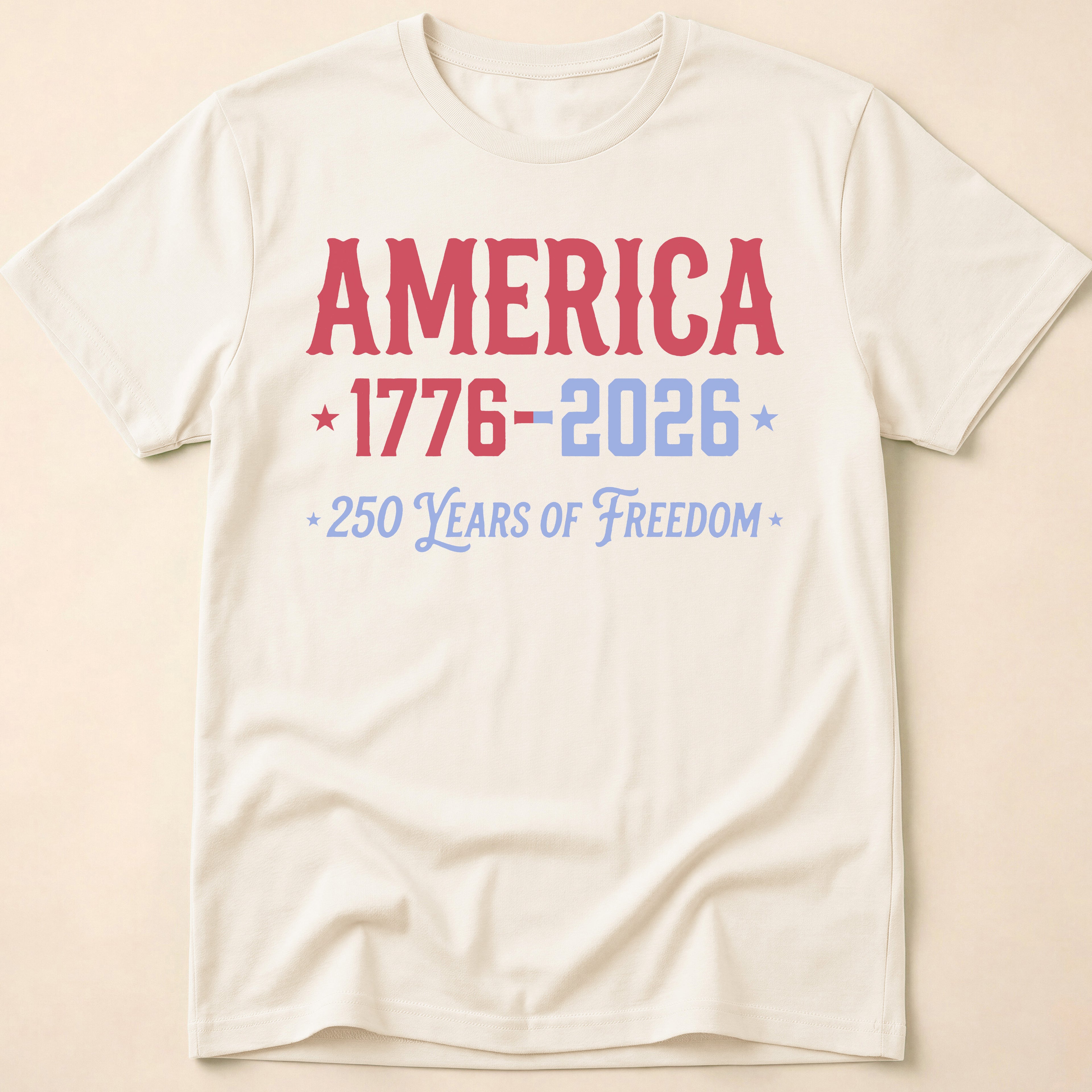 Retro America 1776-2026 Freedom T-Shirt