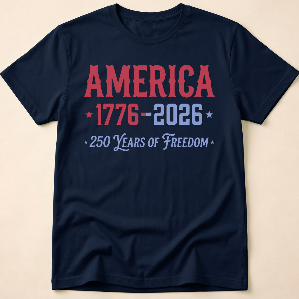 Retro America 1776-2026 Freedom T-Shirt