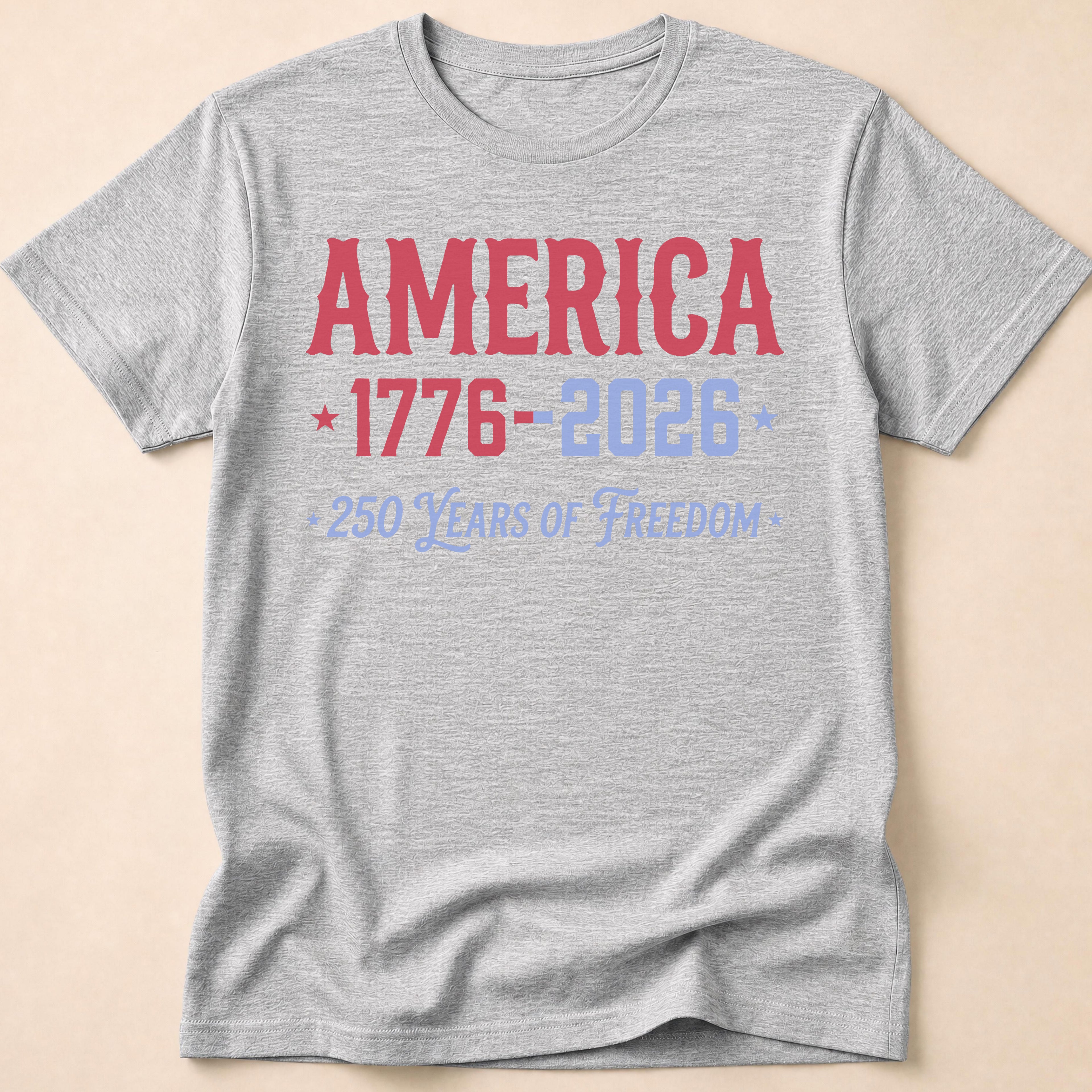 Retro America 1776-2026 Freedom T-Shirt