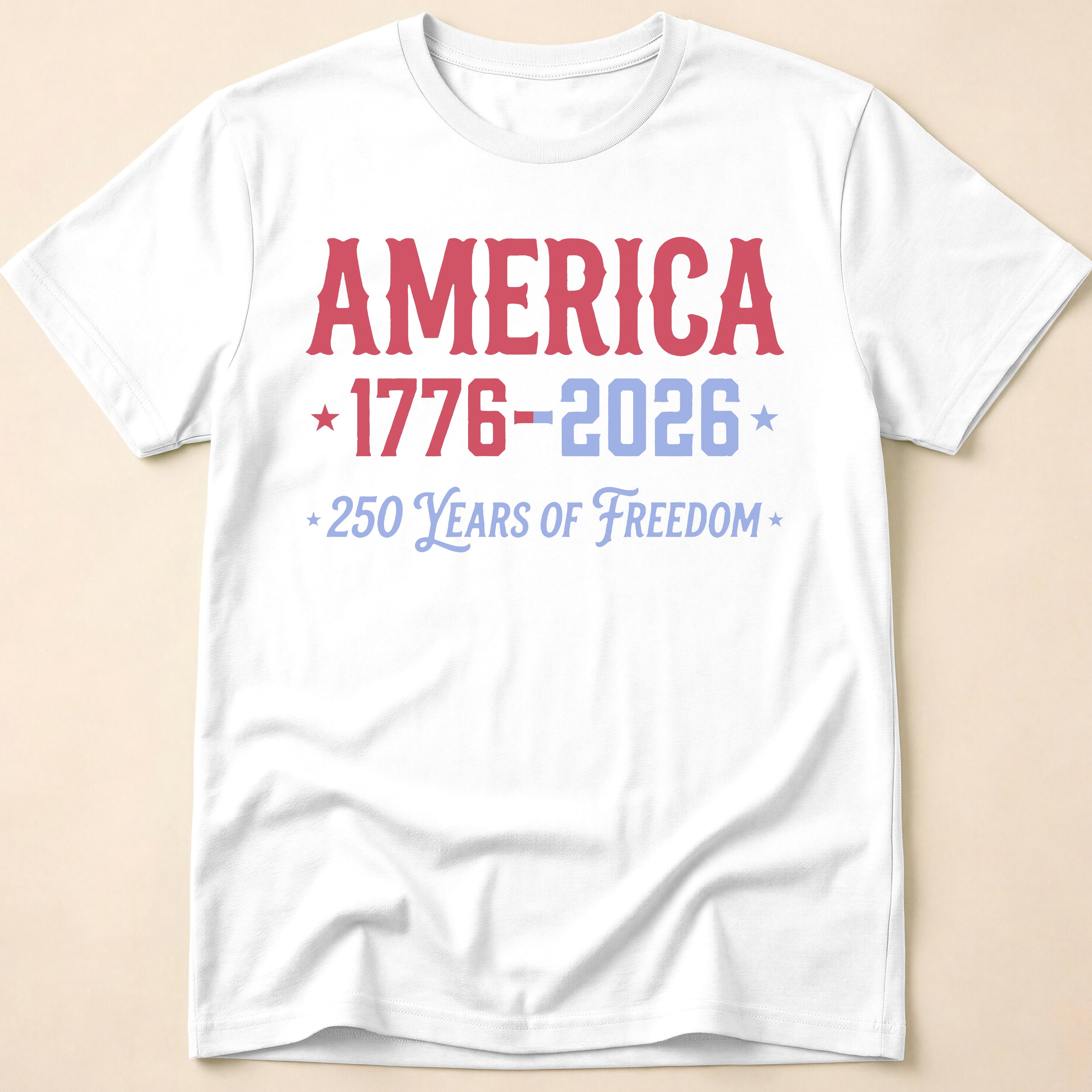 Retro America 1776-2026 Freedom T-Shirt