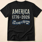 Retro Blue Ribbon America 250 Freedom T-Shirt