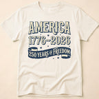 Retro Blue Ribbon America 250 Freedom T-Shirt