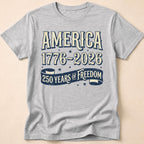 Retro Blue Ribbon America 250 Freedom T-Shirt