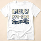 Retro Blue Ribbon America 250 Freedom T-Shirt