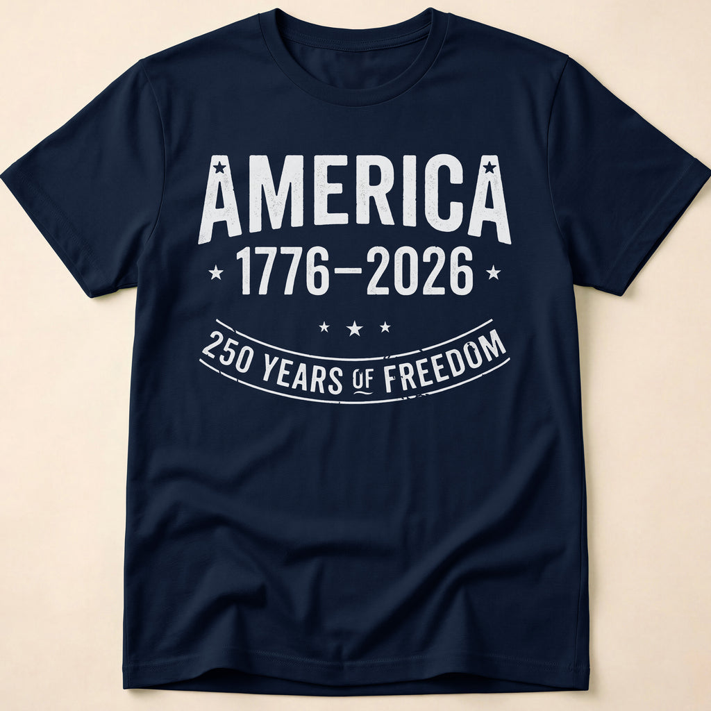 Classic America 250 Years Of Freedom T-Shirt