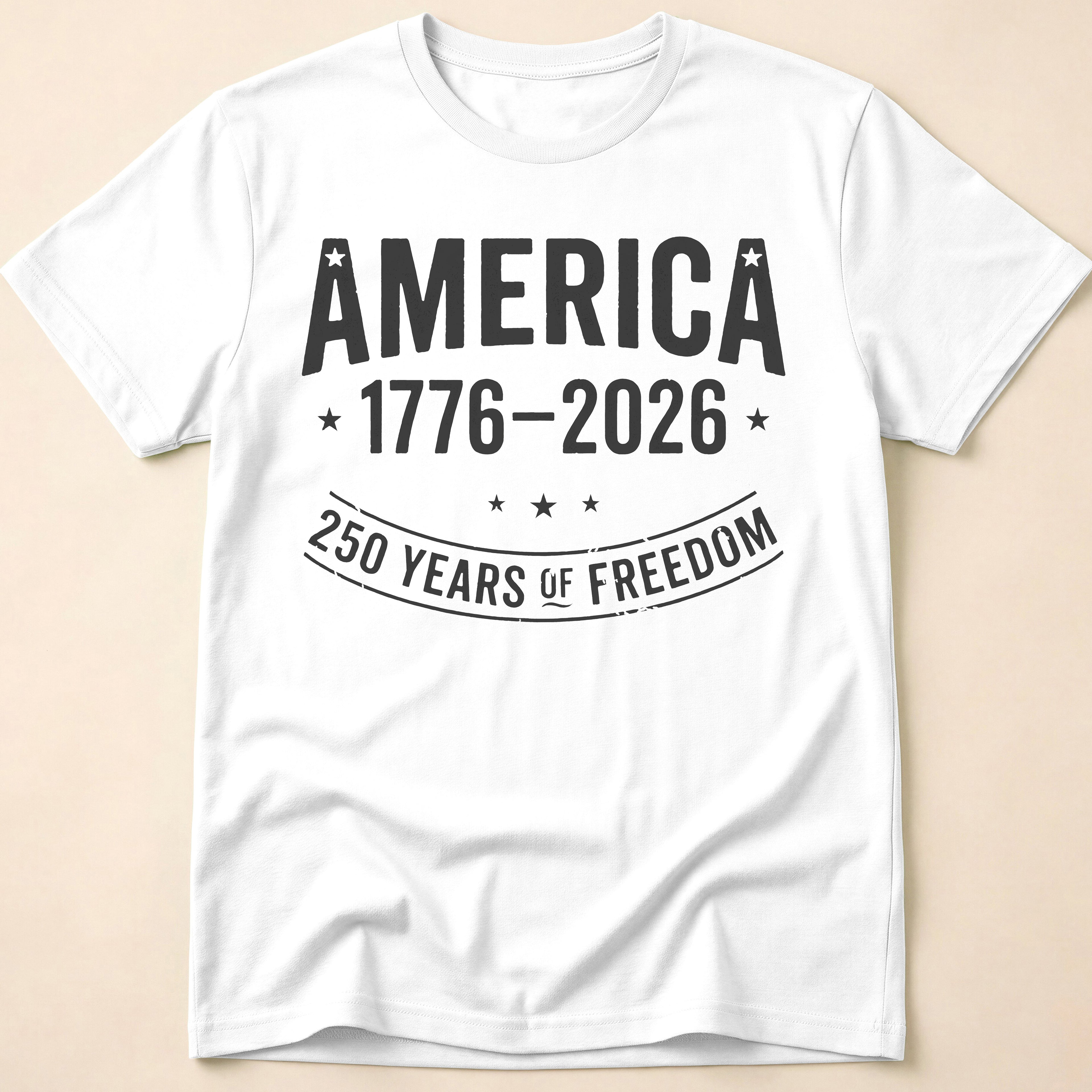 Classic America 250 Years Of Freedom T-Shirt