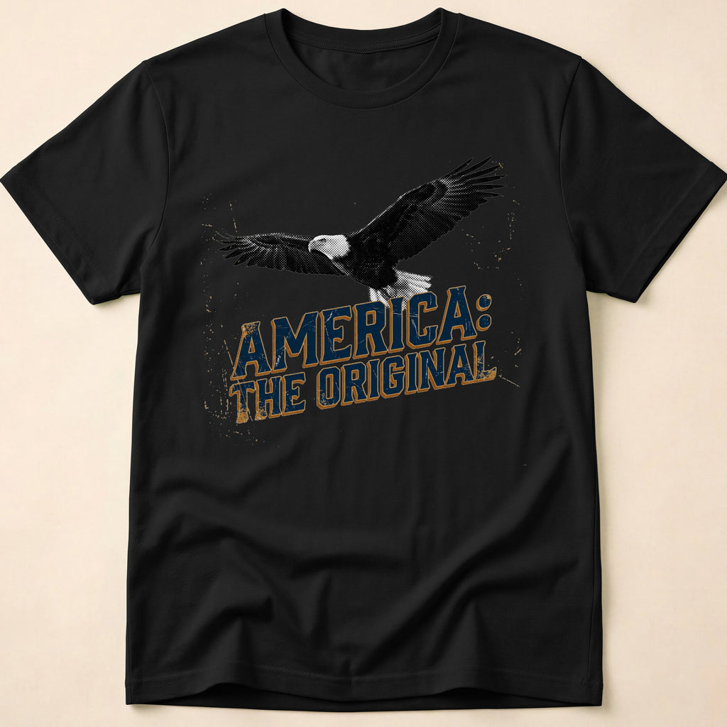 America The Original Vintage Bald Eagle T-Shirt