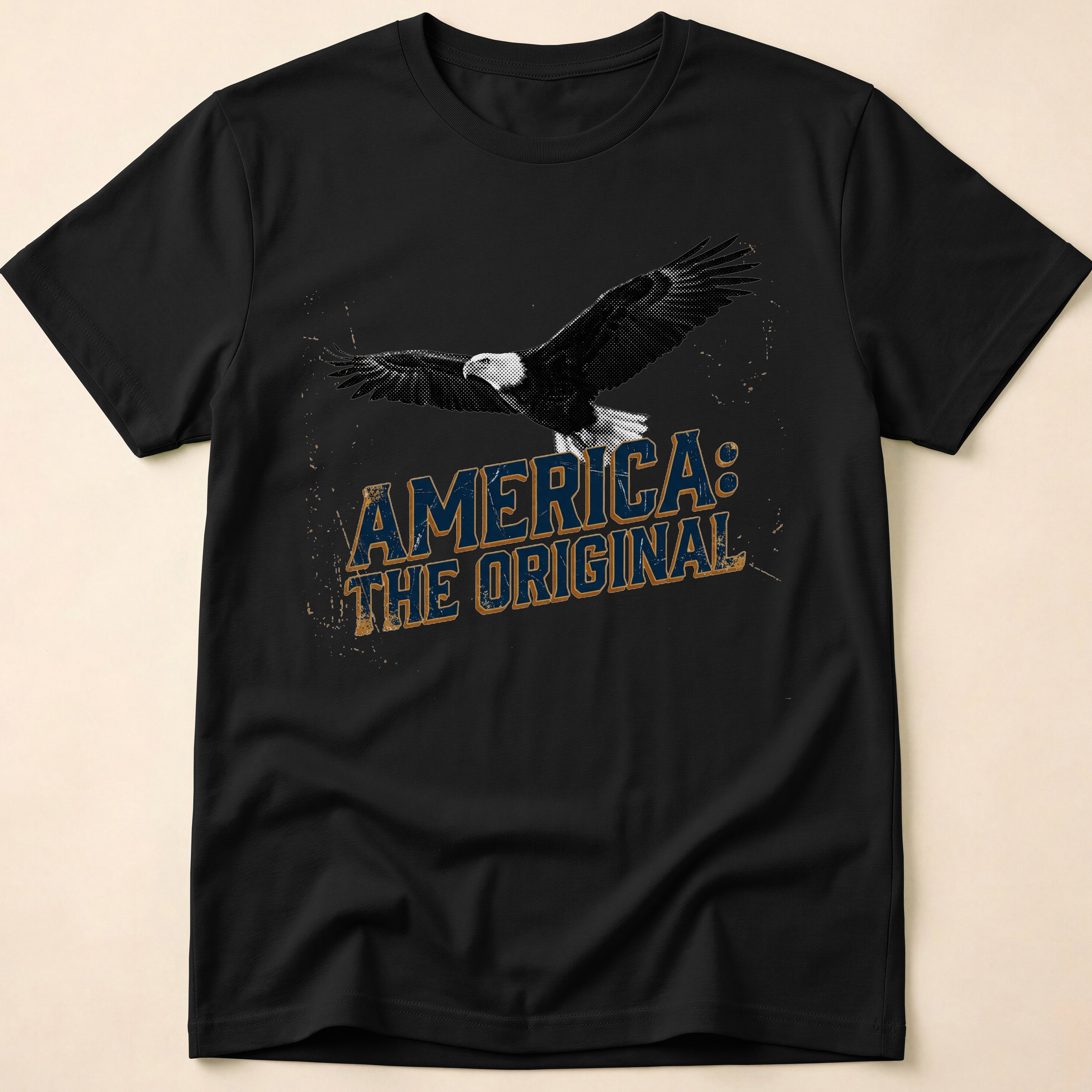 America The Original Vintage Bald Eagle T-Shirt