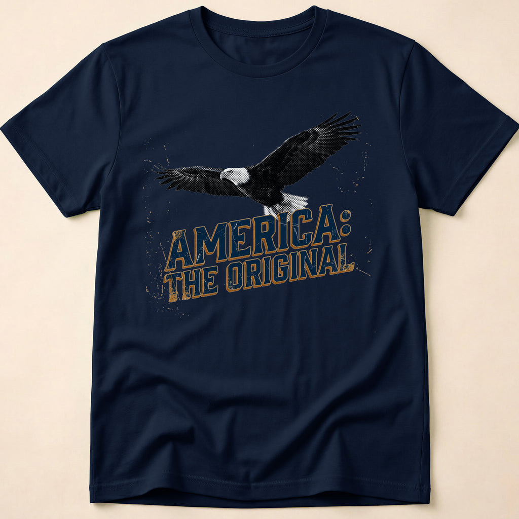 America The Original Vintage Bald Eagle T-Shirt