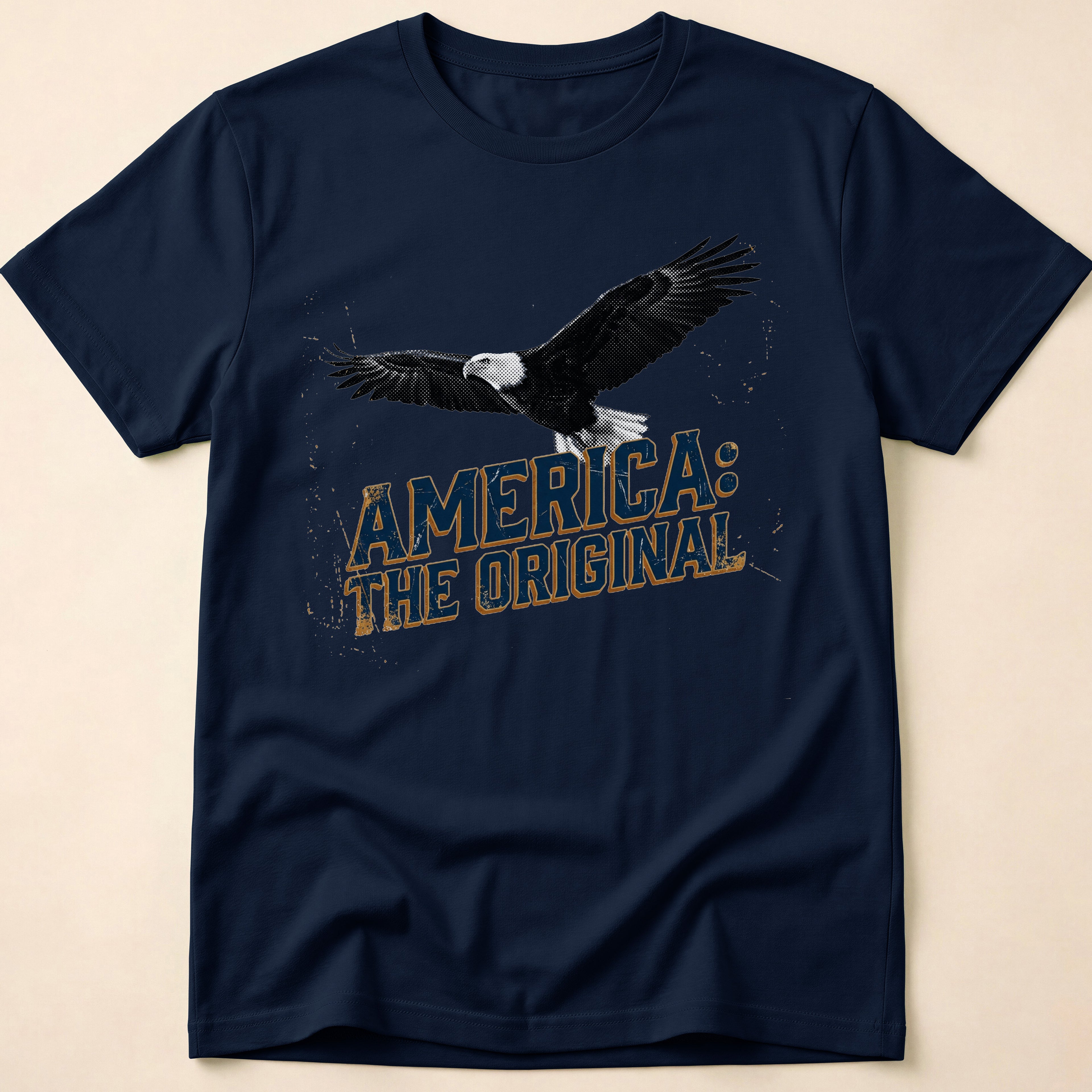 America The Original Vintage Bald Eagle T-Shirt