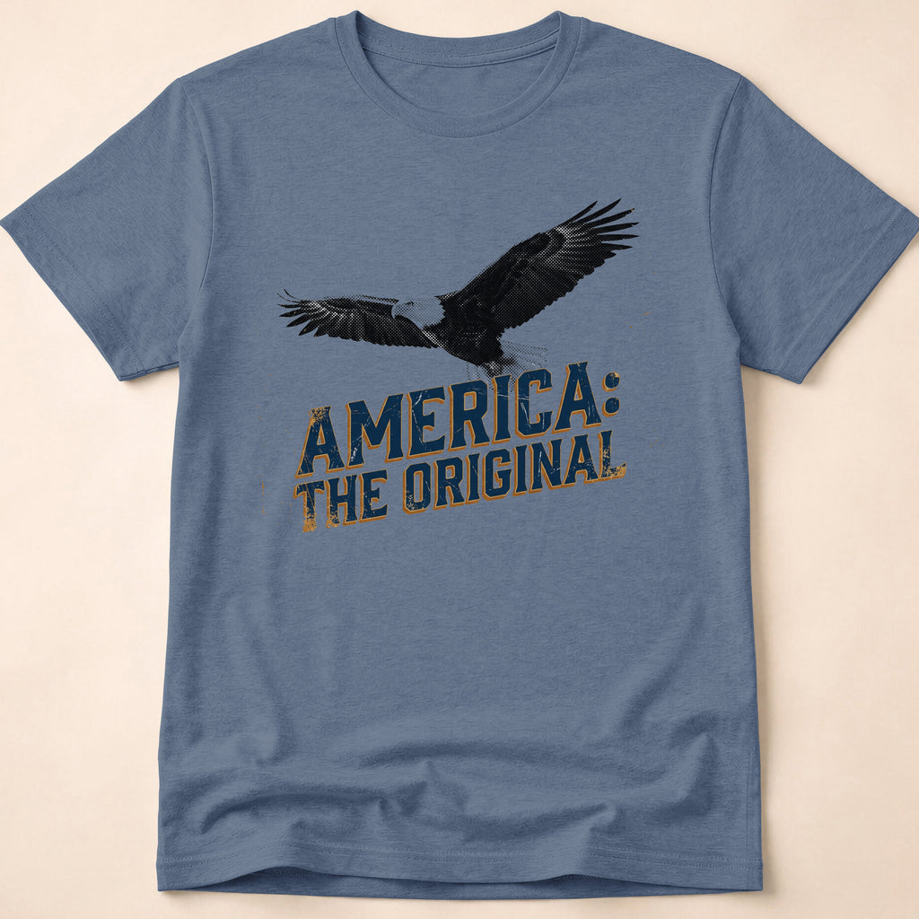 America The Original Vintage Bald Eagle T-Shirt