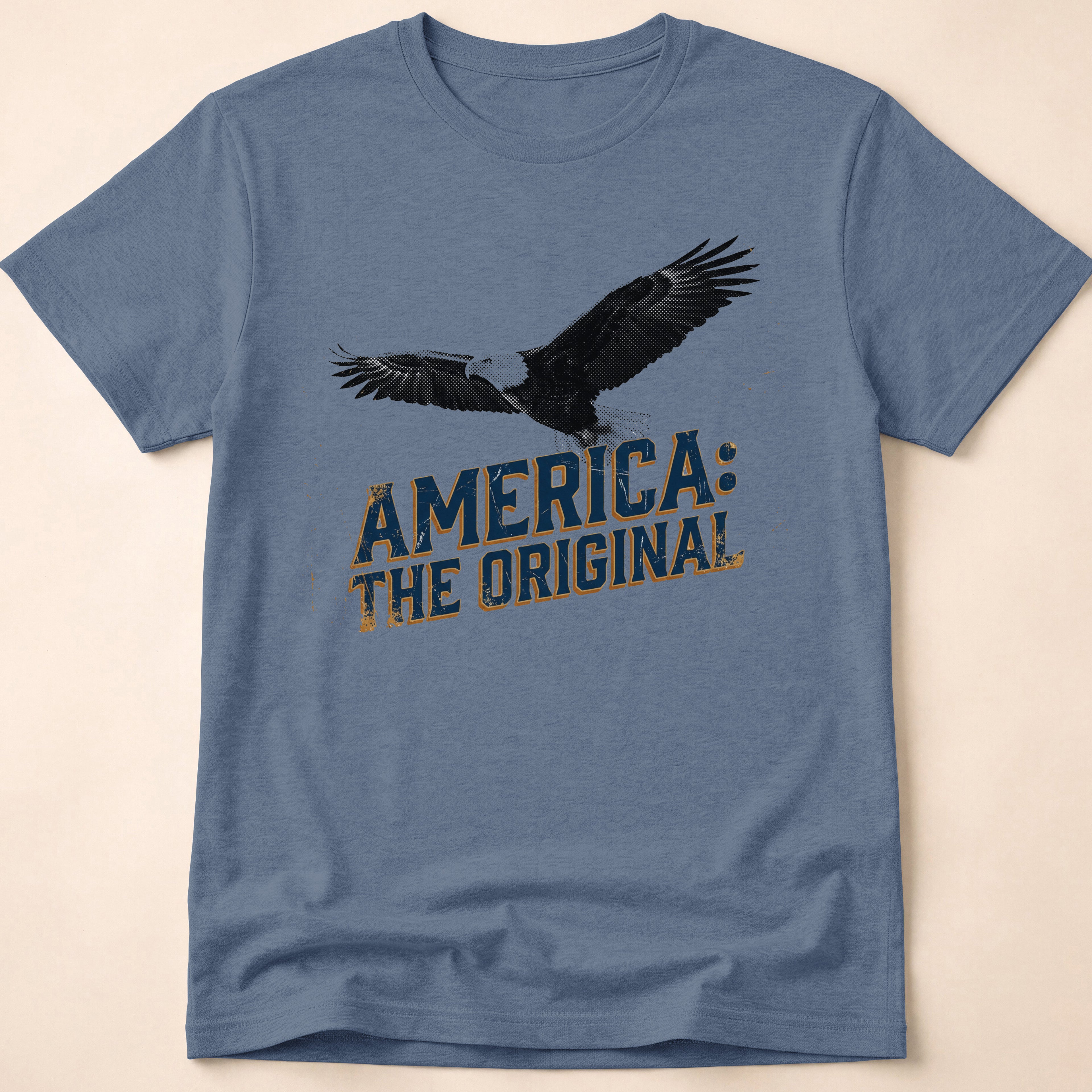 America The Original Vintage Bald Eagle T-Shirt