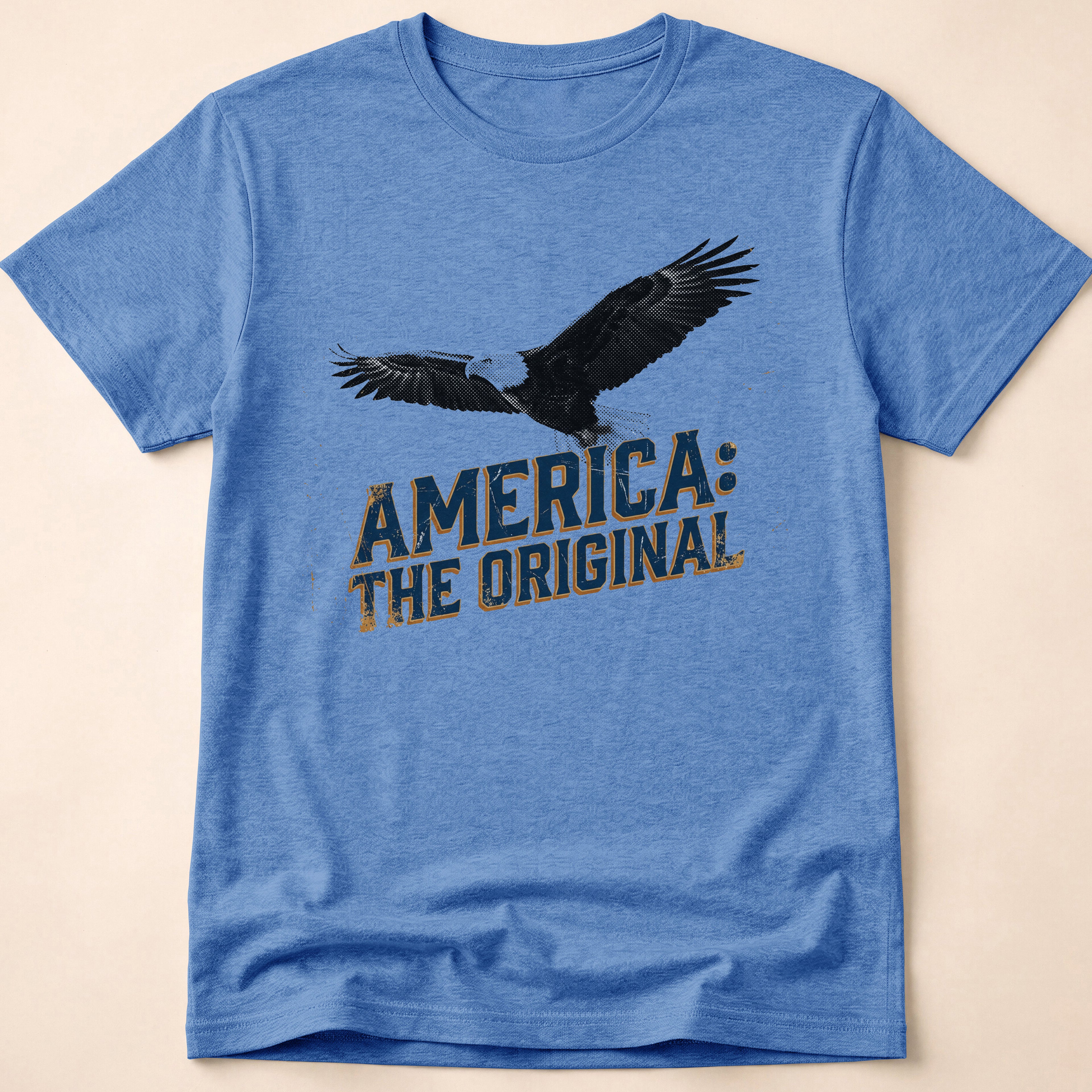 America The Original Vintage Bald Eagle T-Shirt