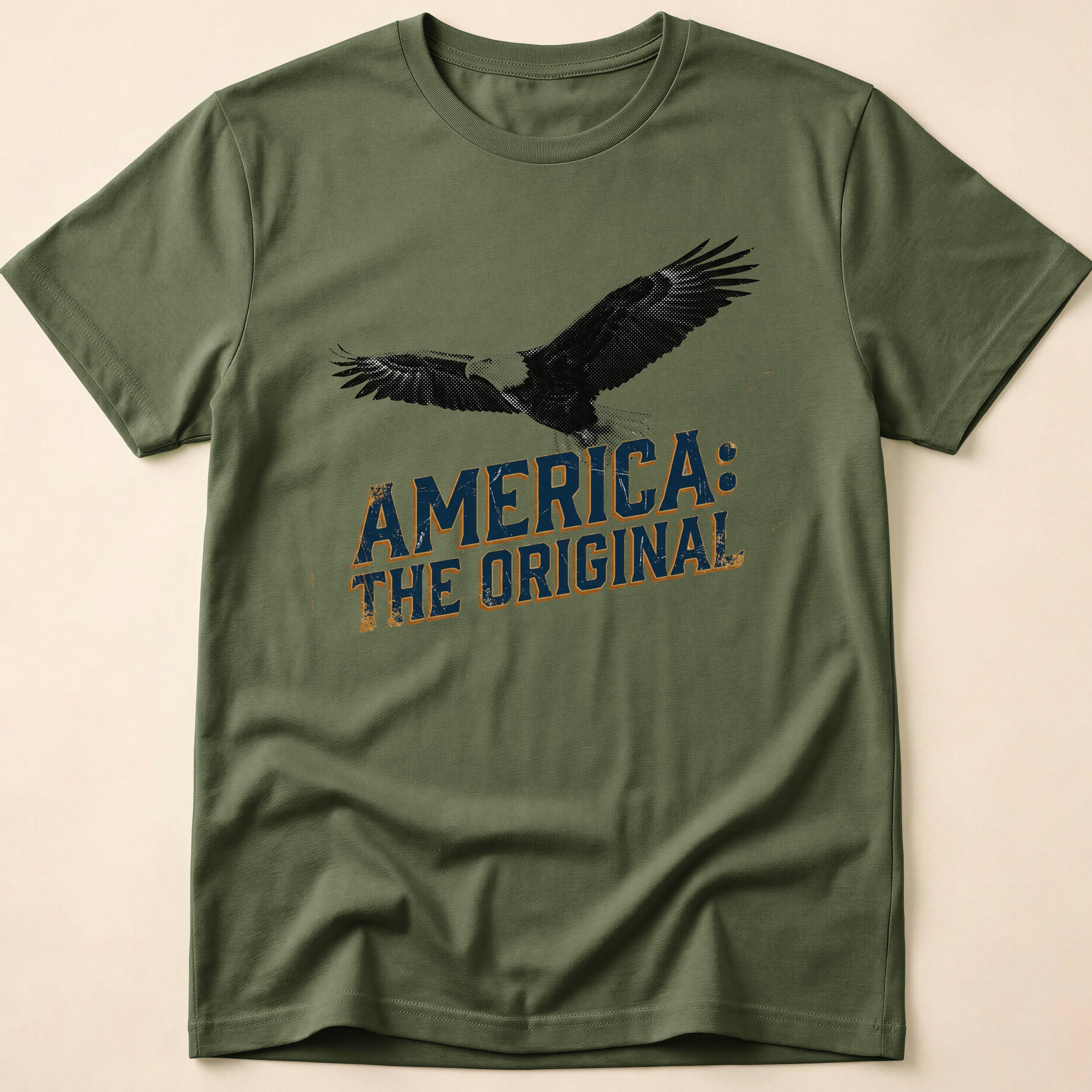America The Original Vintage Bald Eagle T-Shirt
