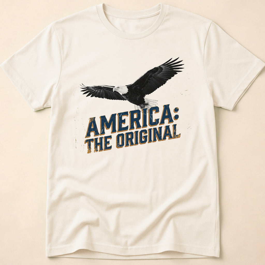 America The Original Vintage Bald Eagle T-Shirt