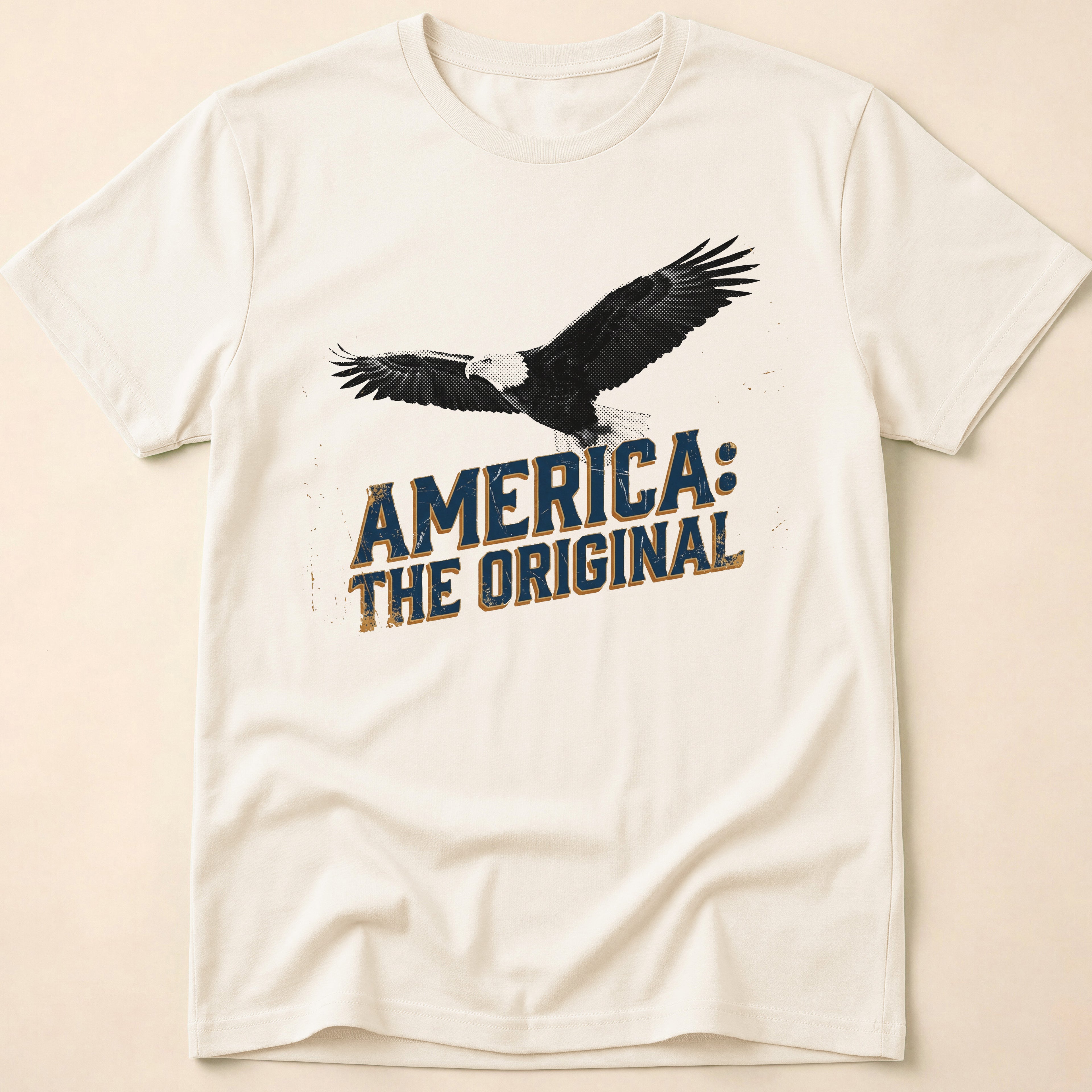 America The Original Vintage Bald Eagle T-Shirt
