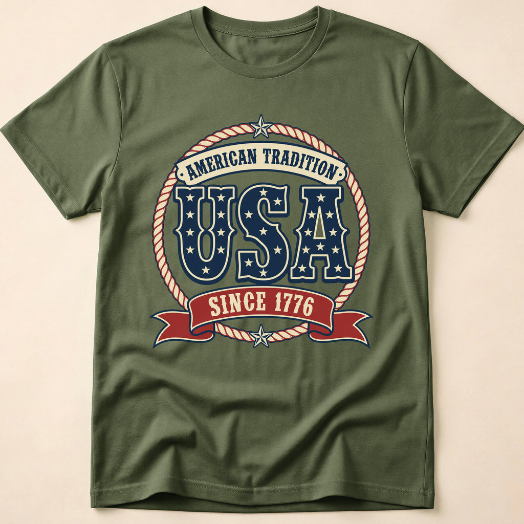 Vintage American Tradition USA Since 1776 T-Shirt