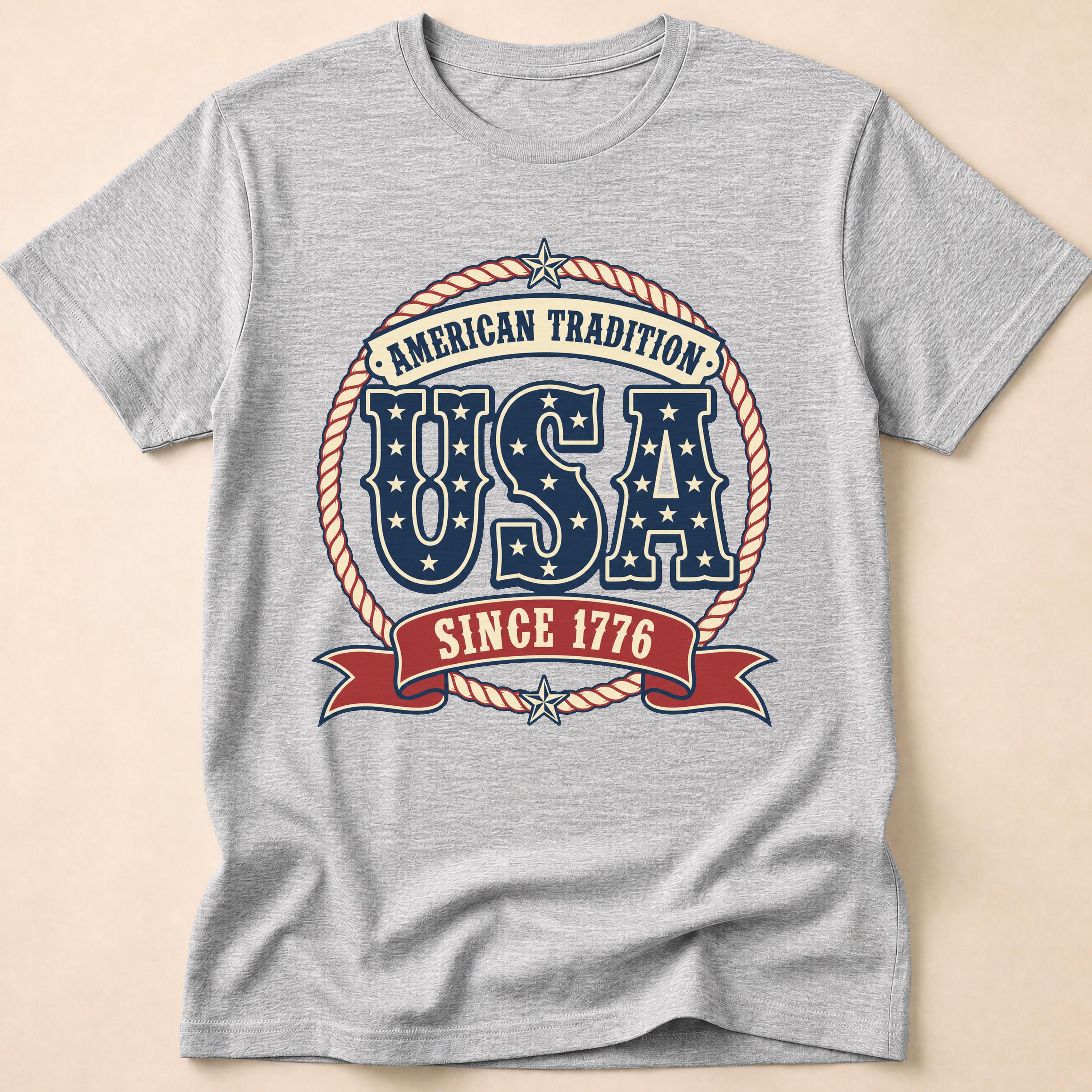 Vintage American Tradition USA Since 1776 T-Shirt
