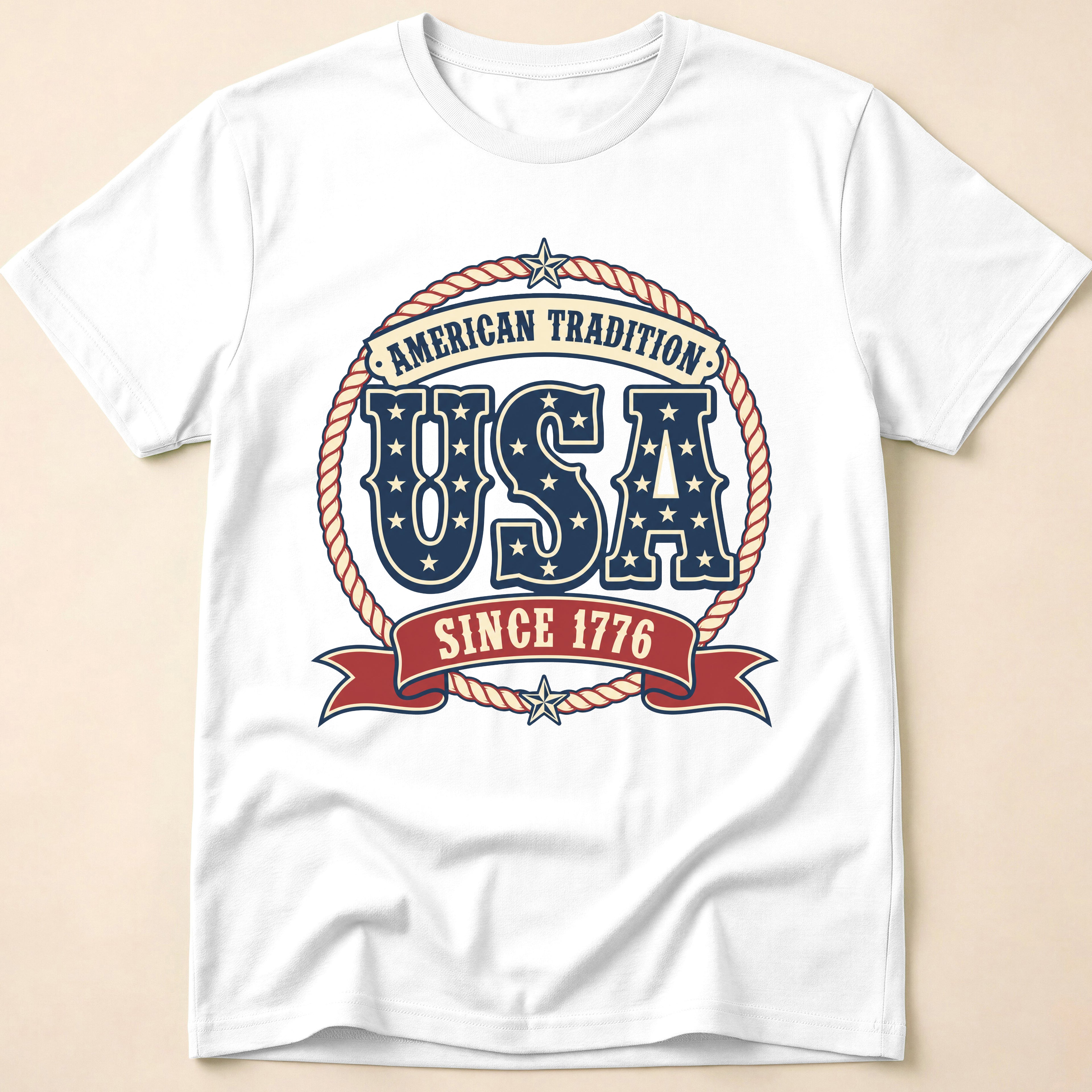 Vintage American Tradition USA Since 1776 T-Shirt