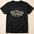 Built Through Generations Vintage Est. 1776 T-Shirt
