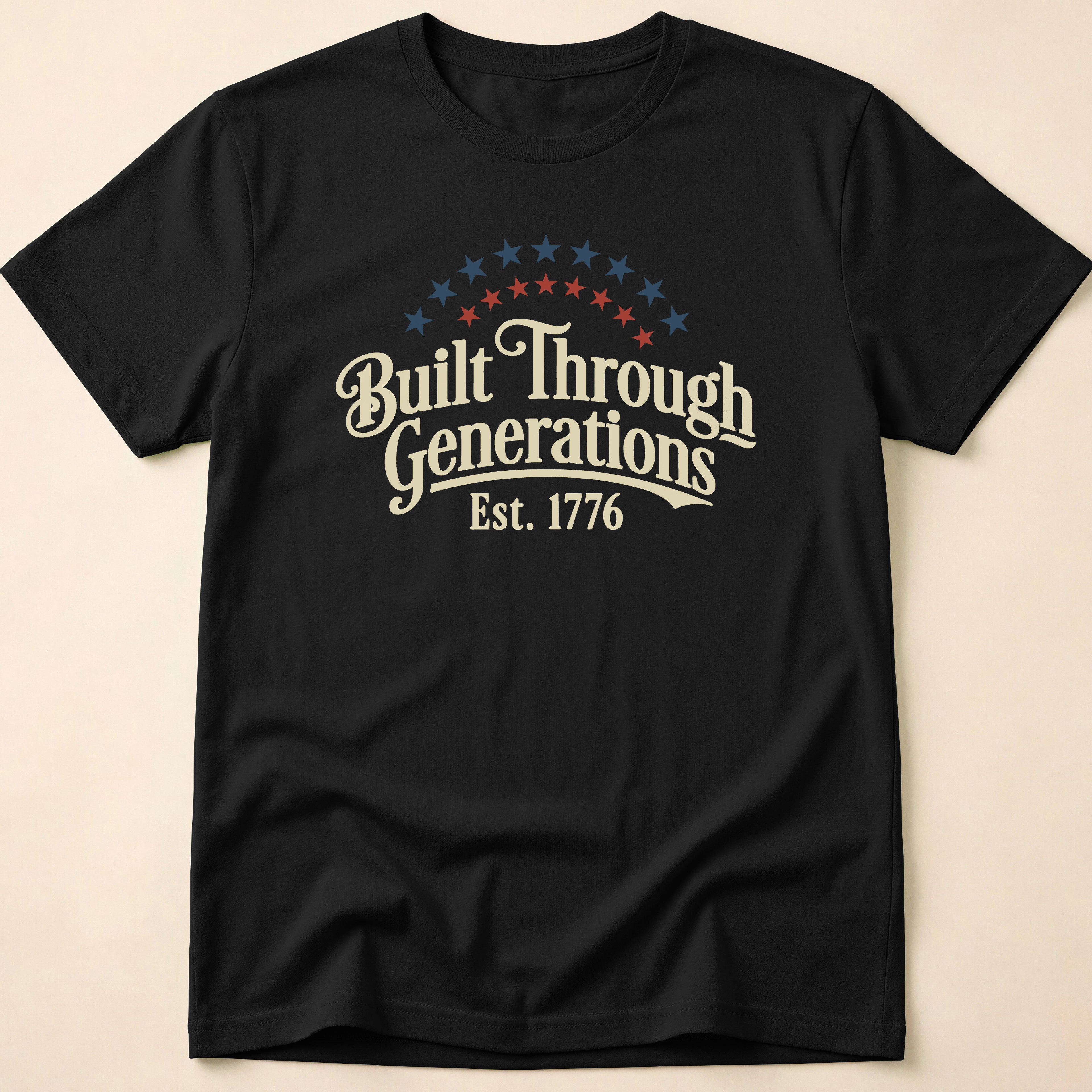 Built Through Generations Vintage Est. 1776 T-Shirt