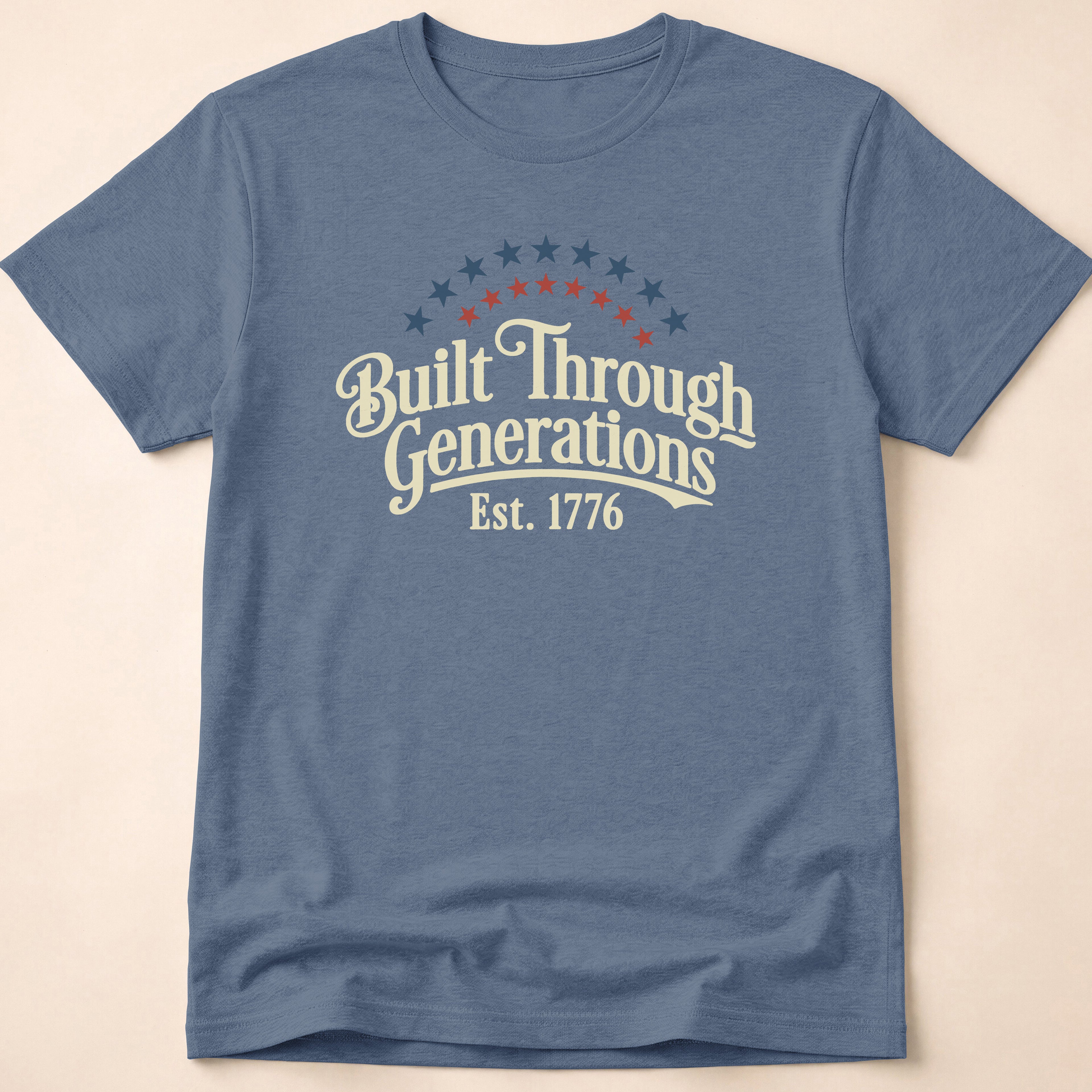 Built Through Generations Vintage Est. 1776 T-Shirt
