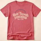 Built Through Generations Vintage Est. 1776 T-Shirt