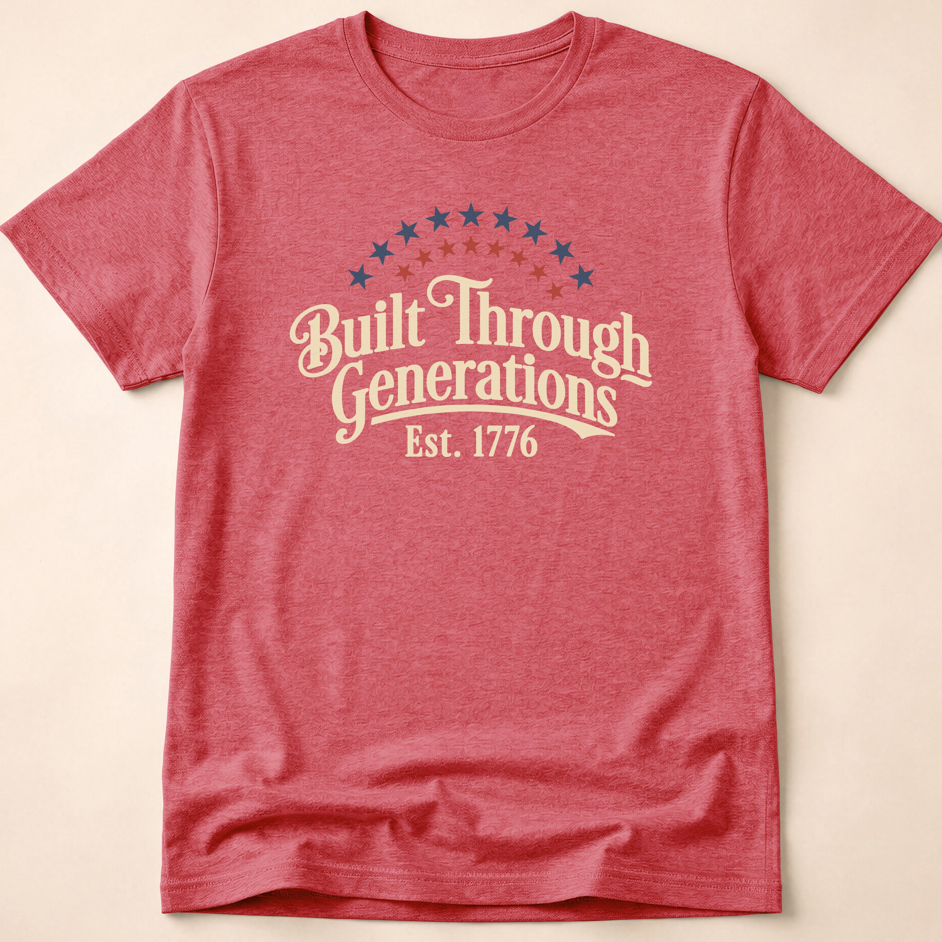Built Through Generations Vintage Est. 1776 T-Shirt