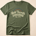 Built Through Generations Vintage Est. 1776 T-Shirt
