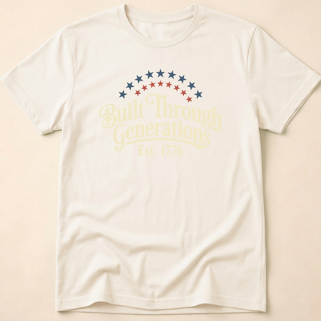 Built Through Generations Vintage Est. 1776 T-Shirt