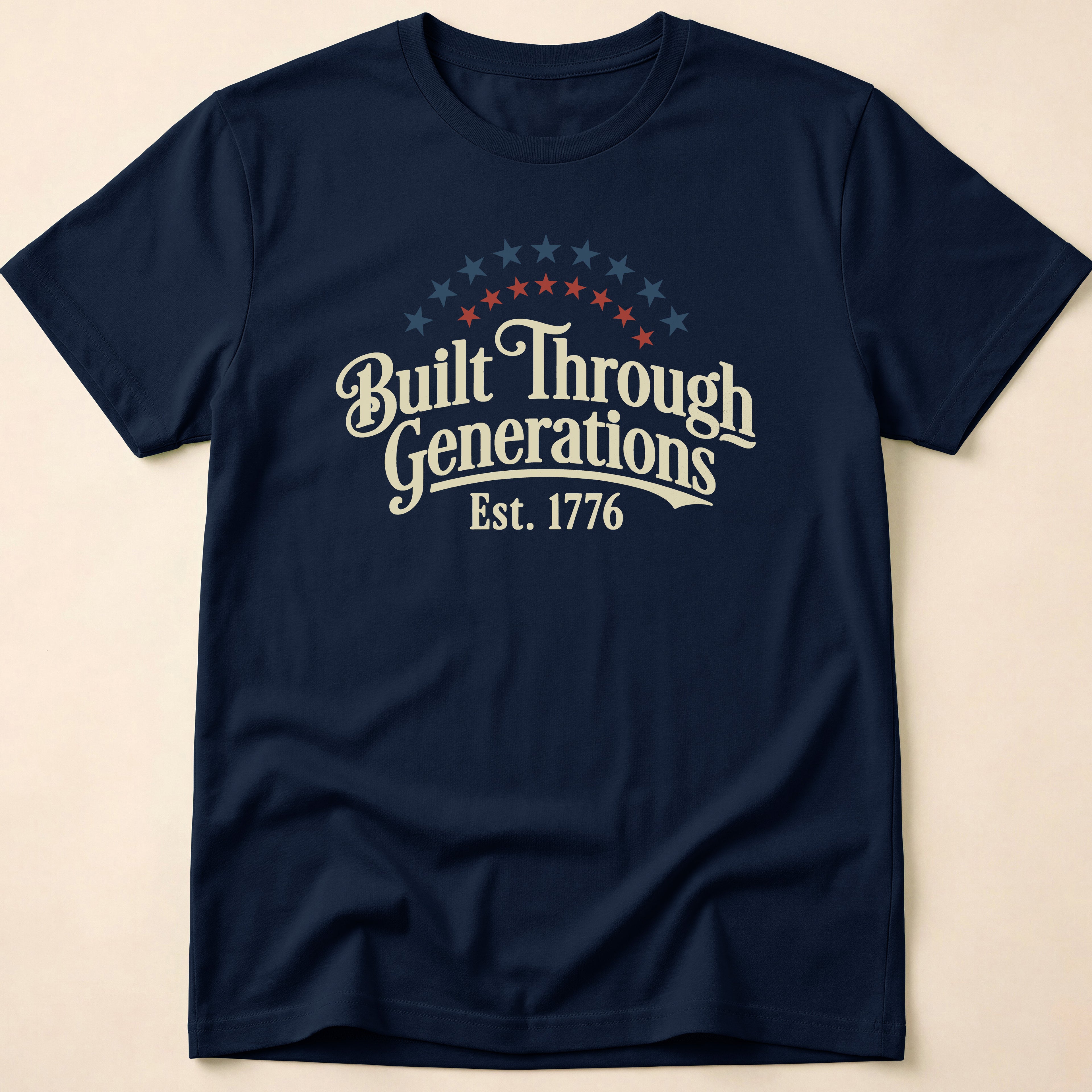 Built Through Generations Vintage Est. 1776 T-Shirt
