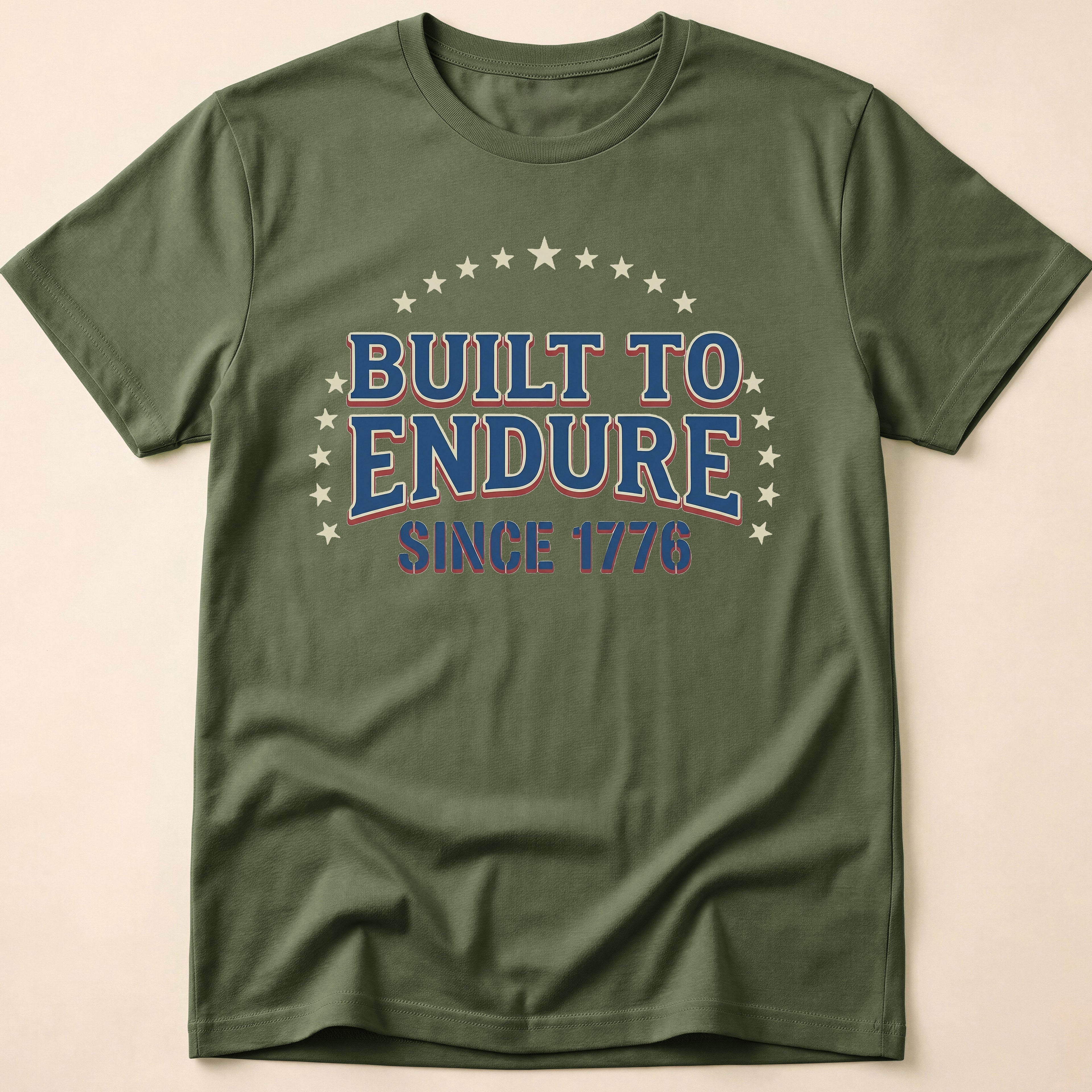 Built To Endure Since 1776: Vintage T-Shirt