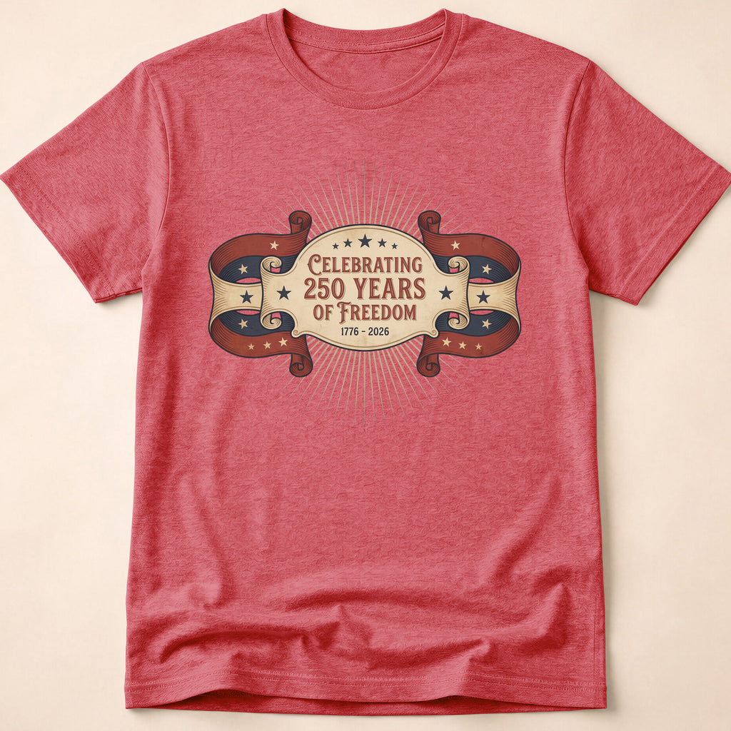 Celebrating 250 Years of Freedom Vintage USA Anniversary T-Shirt